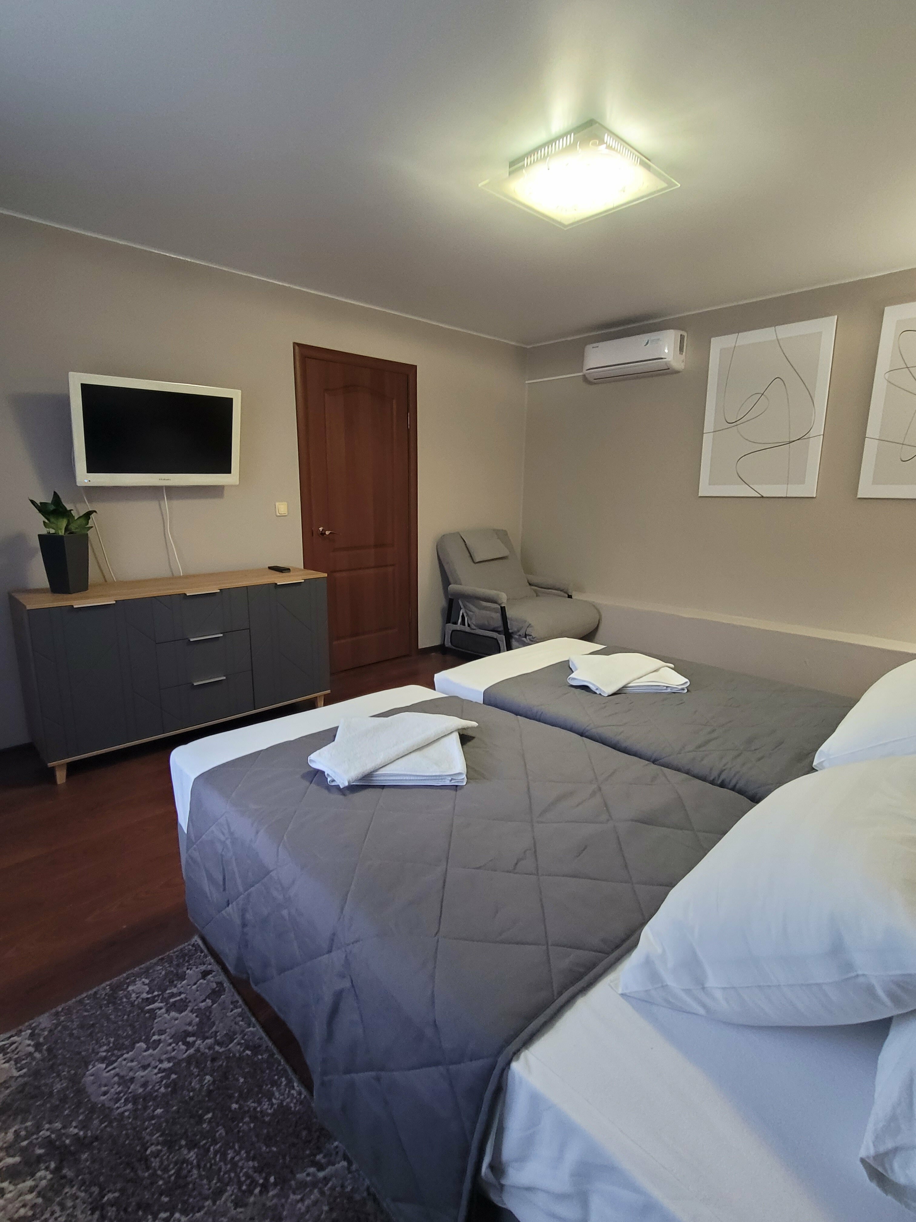 Двухместный номер Делюкс с 2 двуспальными кроватями