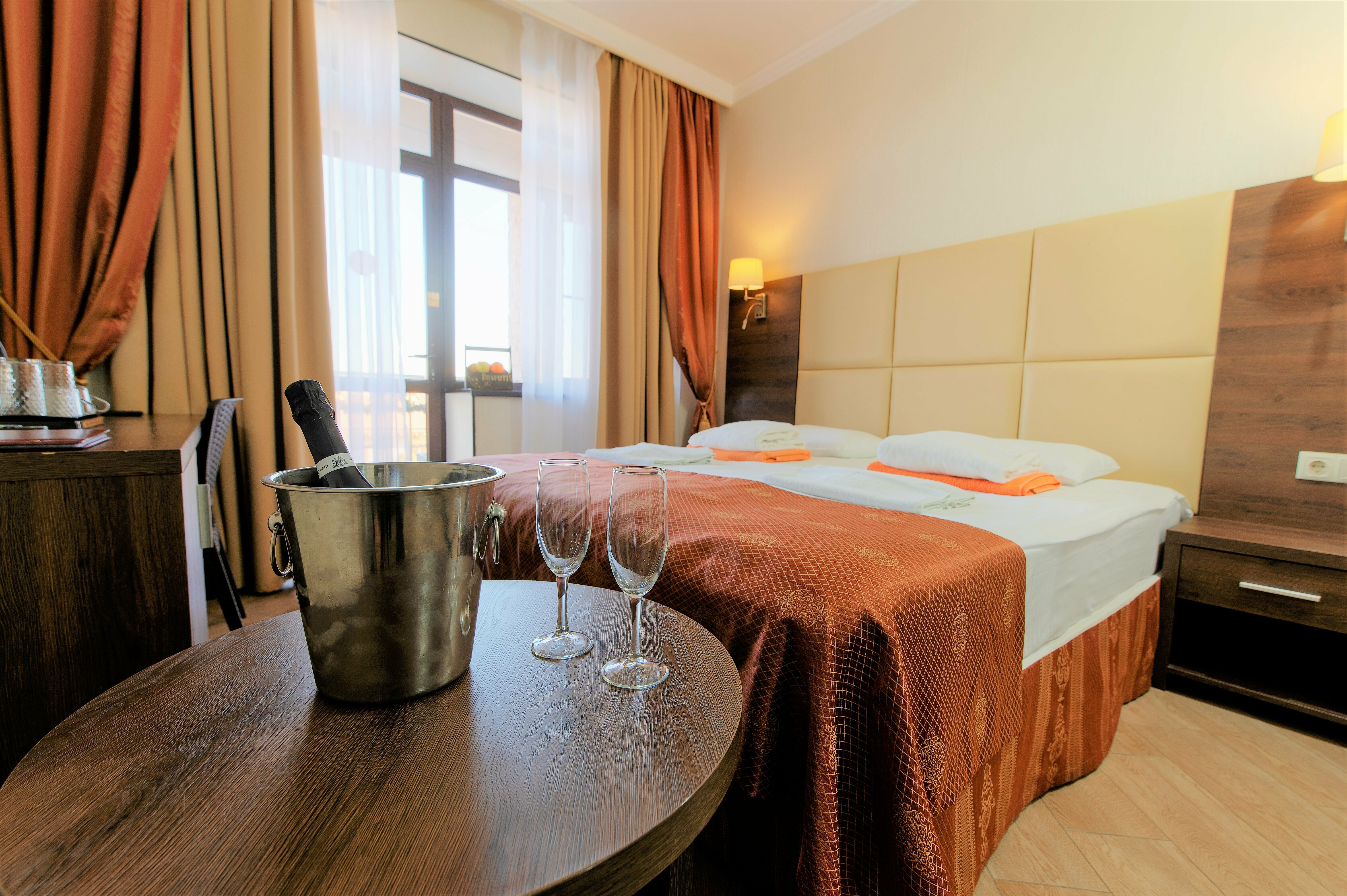 Двухместный номер с 1 кроватью или 2 отдельными кроватями и террасой