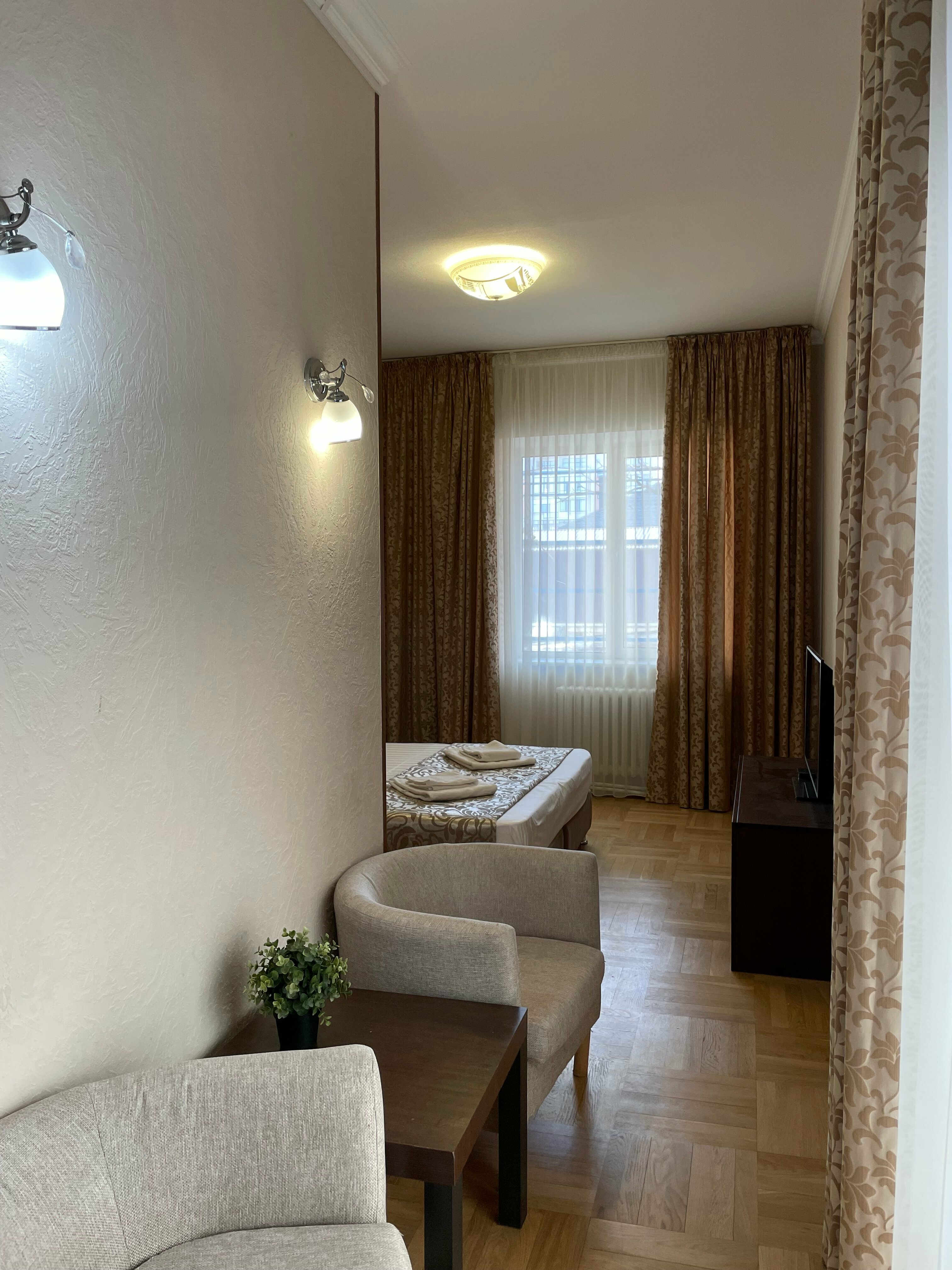 Двухместный номер с 1 кроватью и балконом