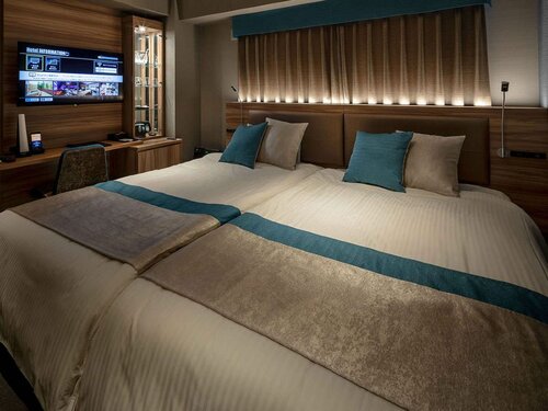 Стандартный номер с 2 односпальными кроватями в Wat Hotel& SPA Hida Takayama