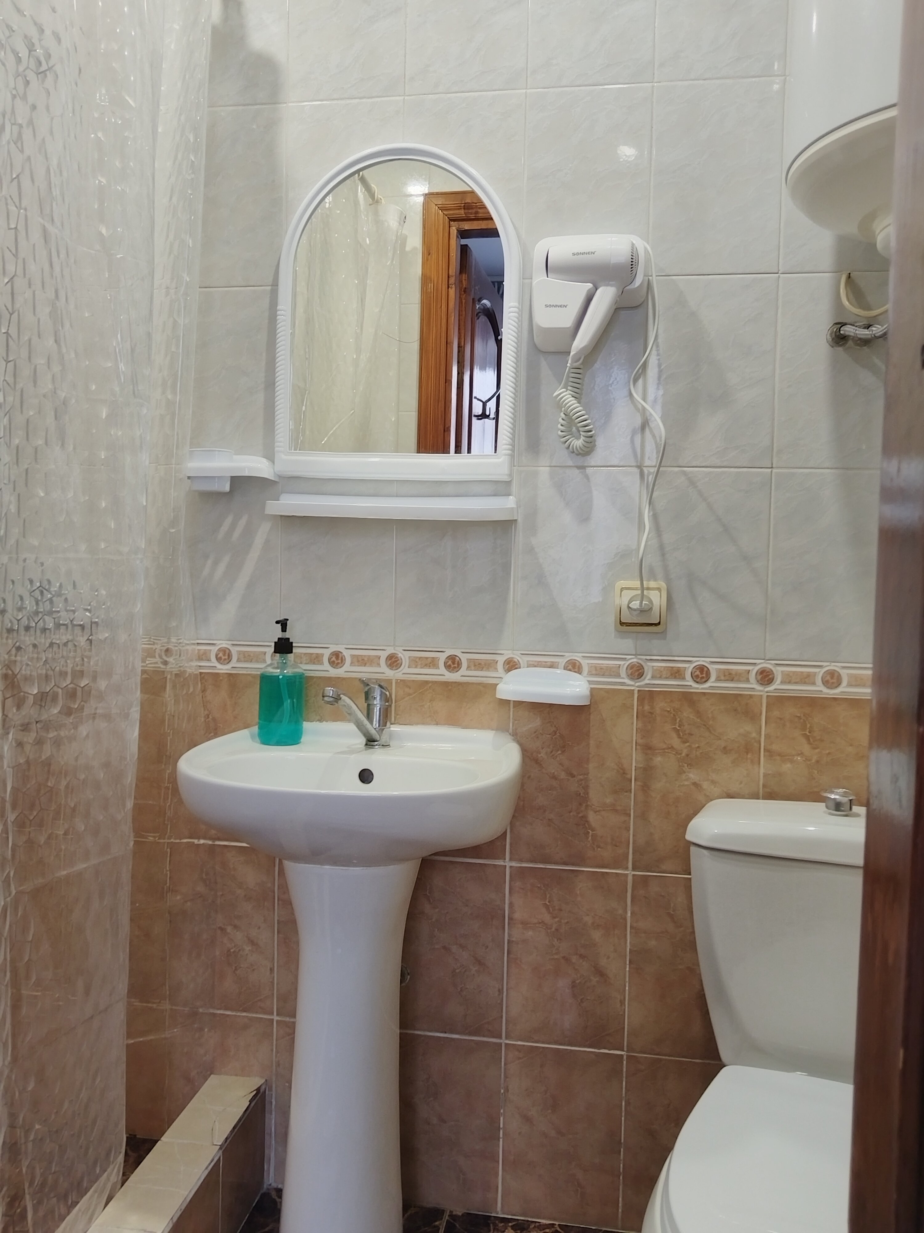 Двухместный номер с 1 кроватью и балконом