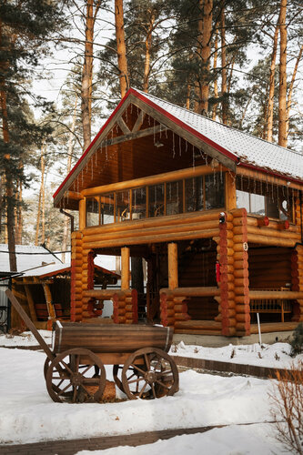 Номер-студия с террасой и видом на Катунь