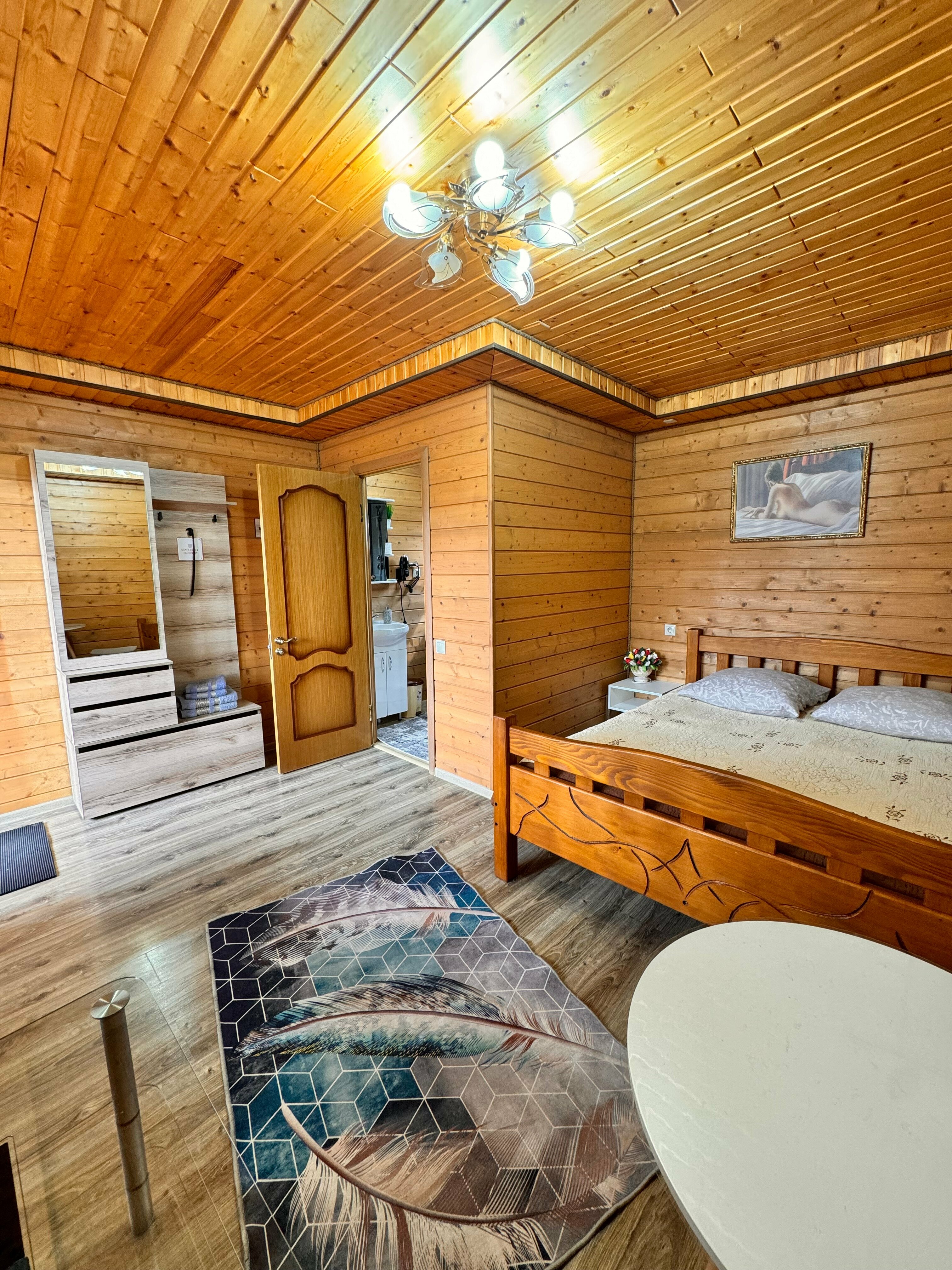 Двухместный номер с 1 кроватью и видом на горы