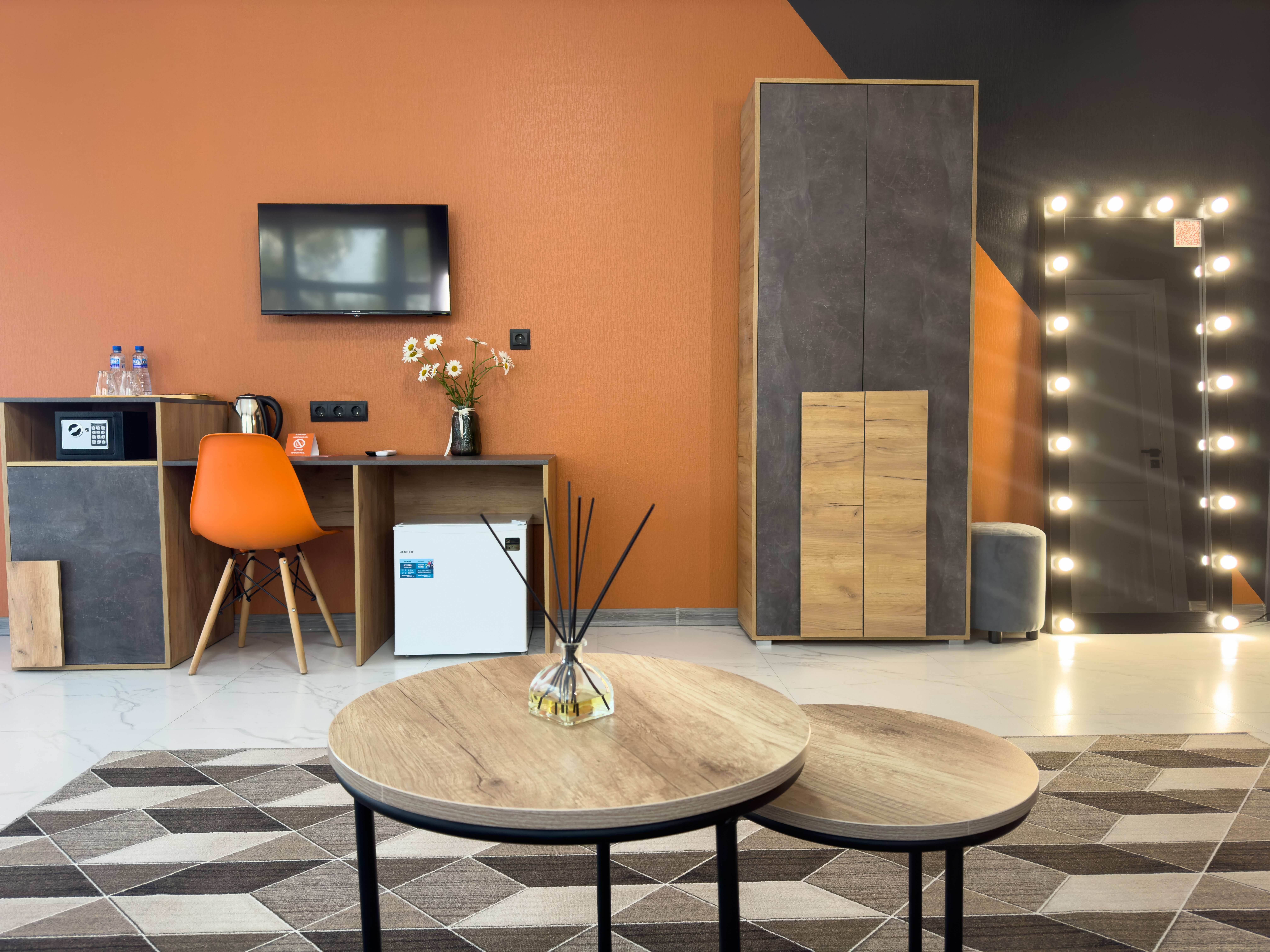 Двухместный номер с 1 кроватью и балконом