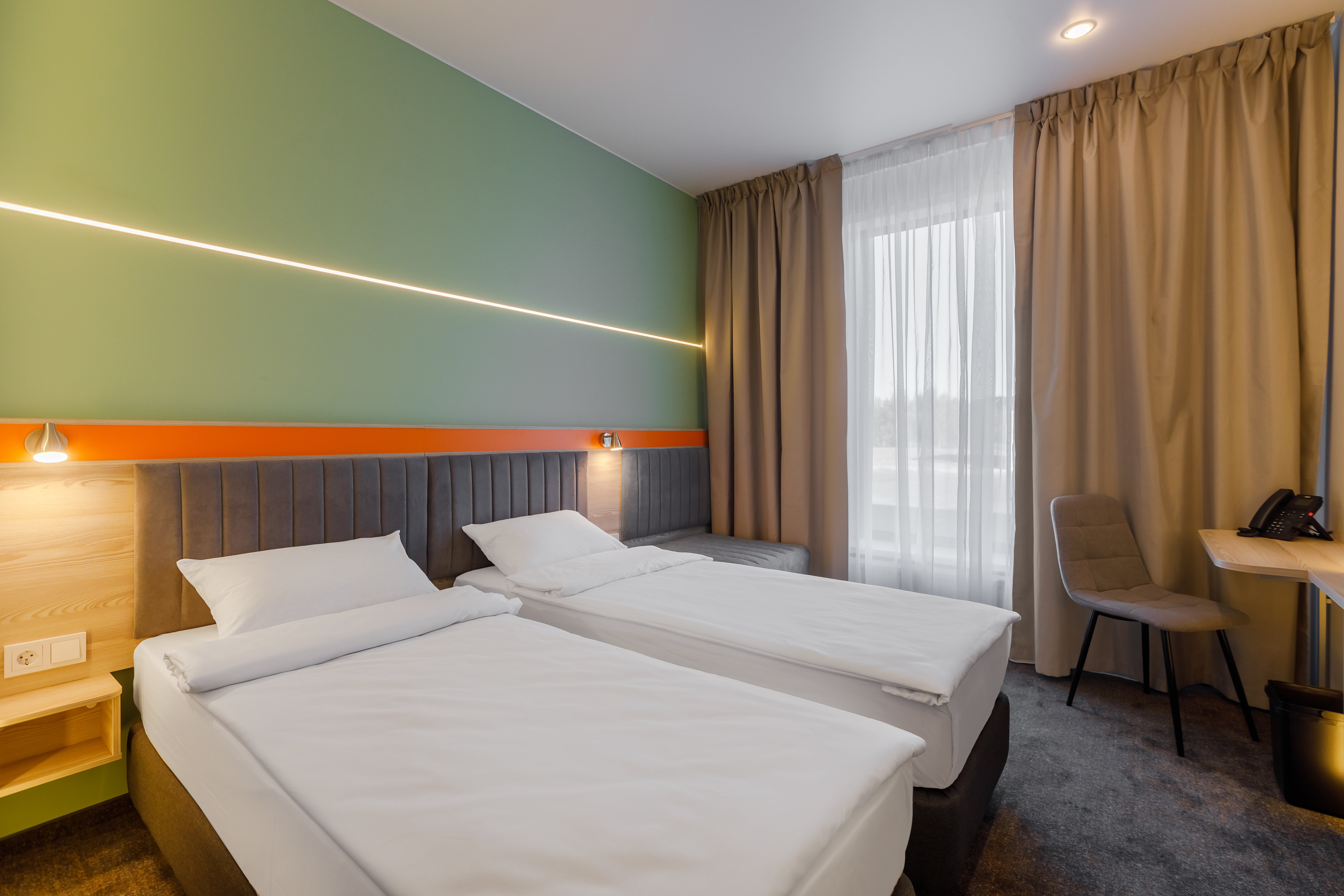 Двухместный номер с 2 отдельными кроватями