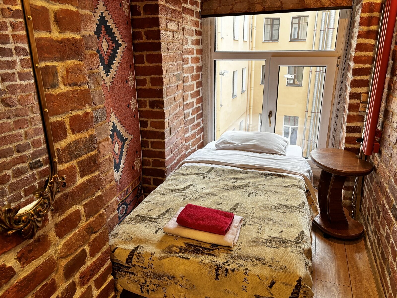 Одноместный номер с кухней (душ за пределами номера)