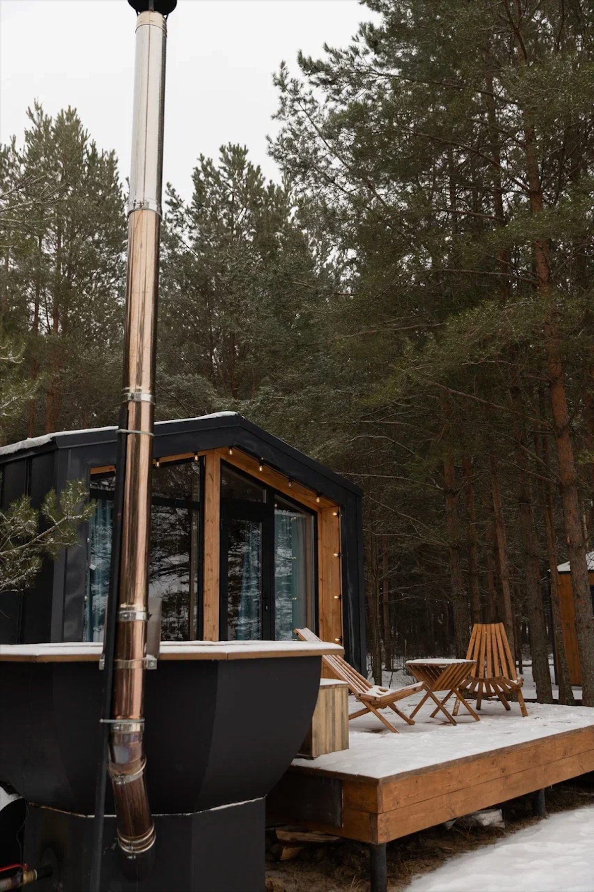 Мини-студия у моря с купелью