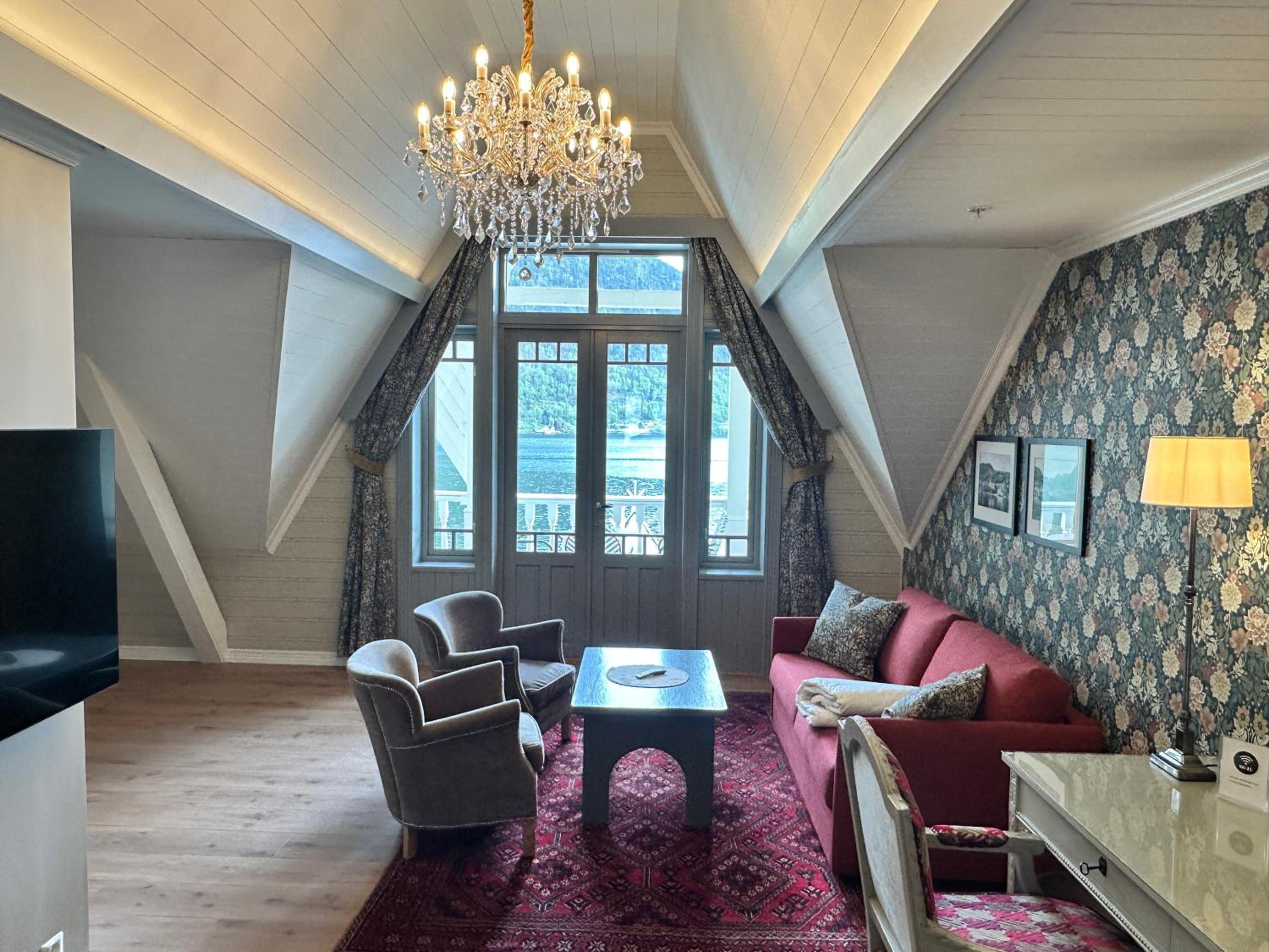 Historic Suite with Fjord View and Balcony 
