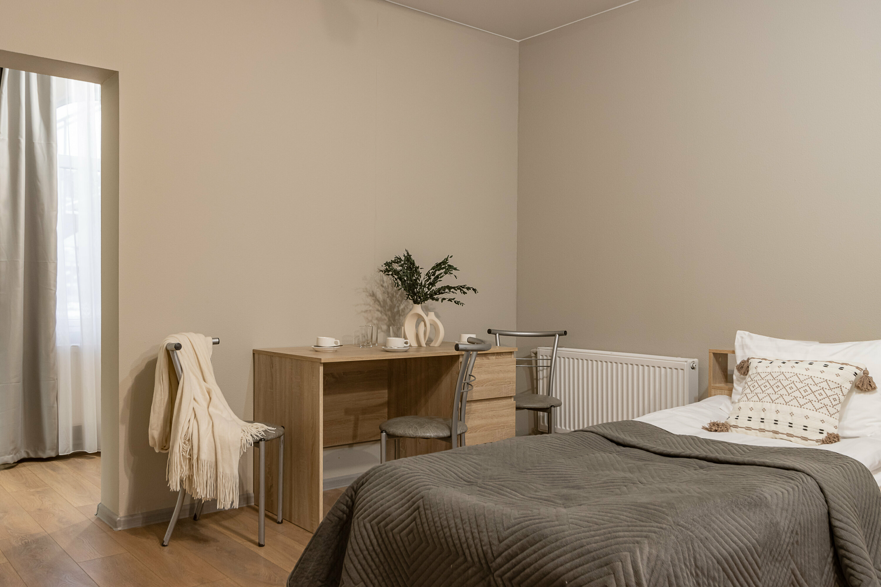 Трёхместный номер с раздельными кроватями