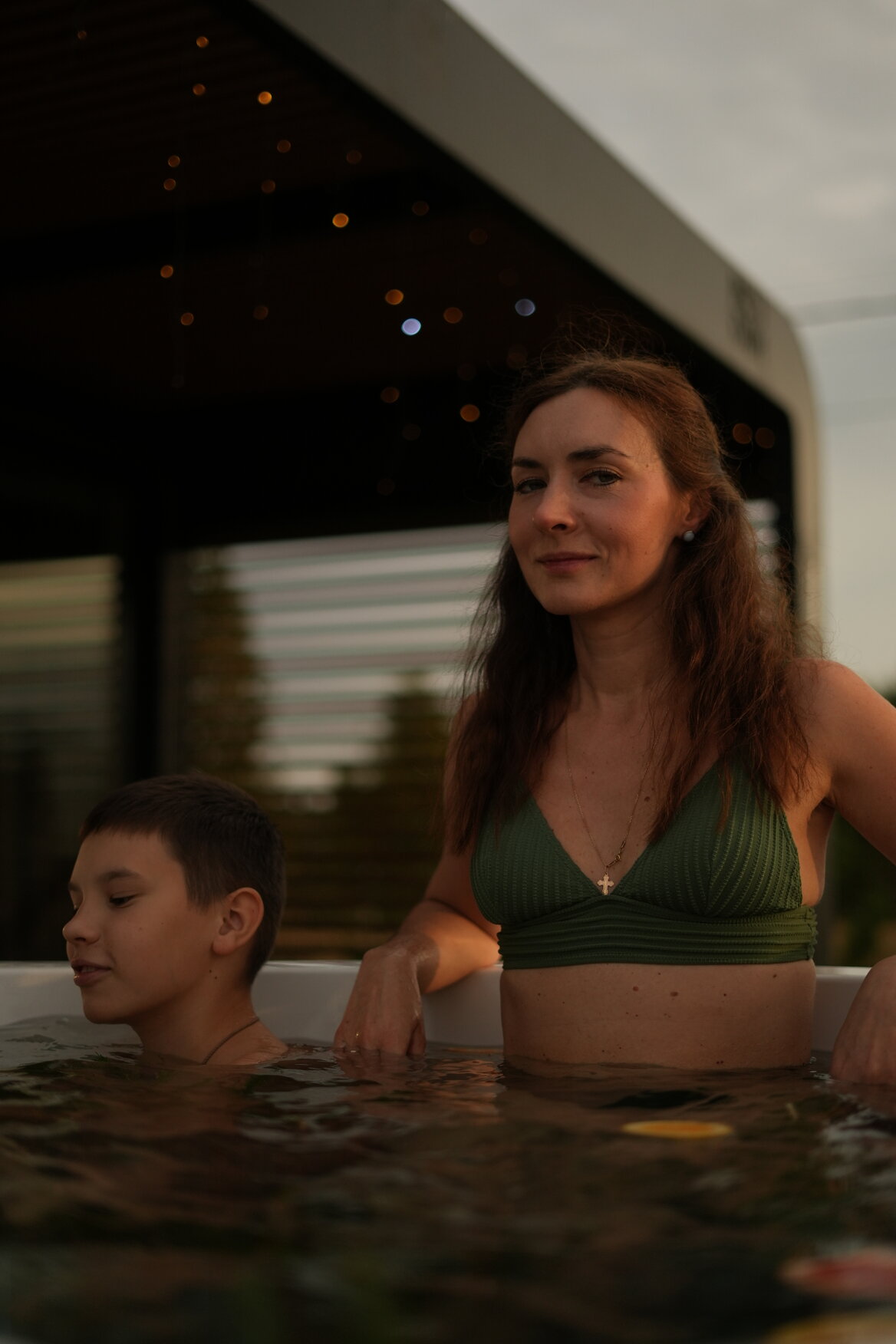 Дубль Дом с 3 спальнями и купелью