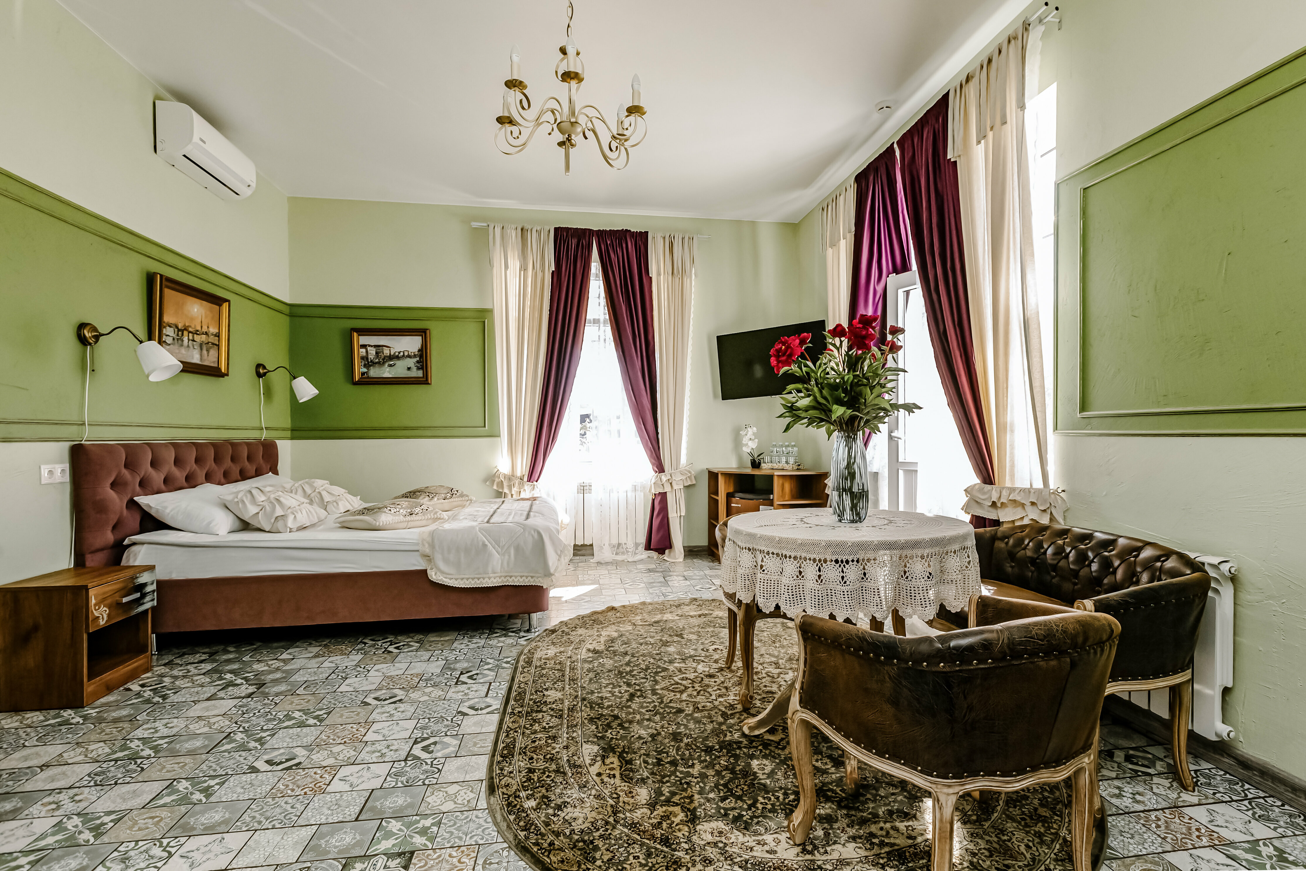 Делюкс четырехместный однокомнатный