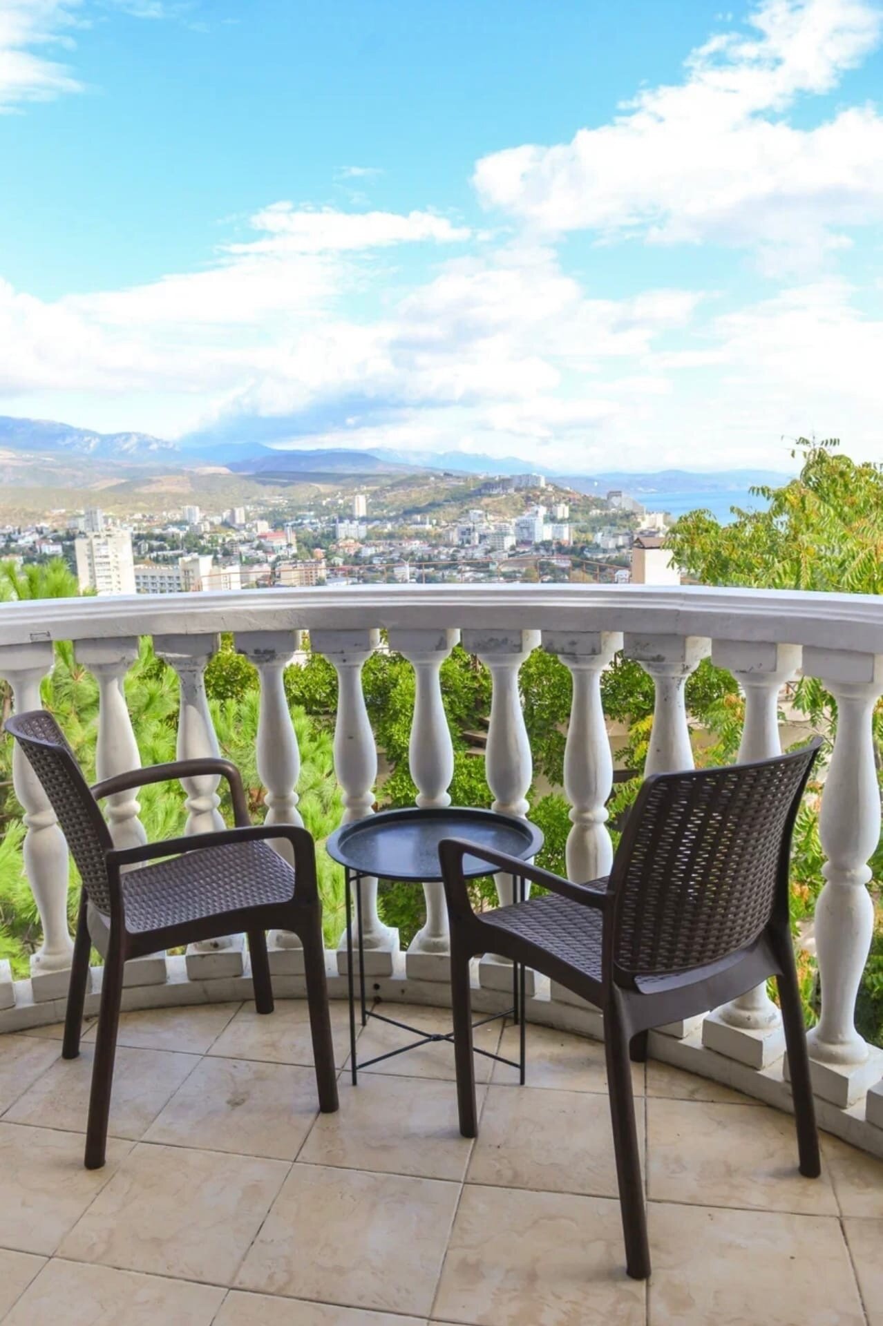 Двухместный номер с 1 кроватью и балконом, вид на море