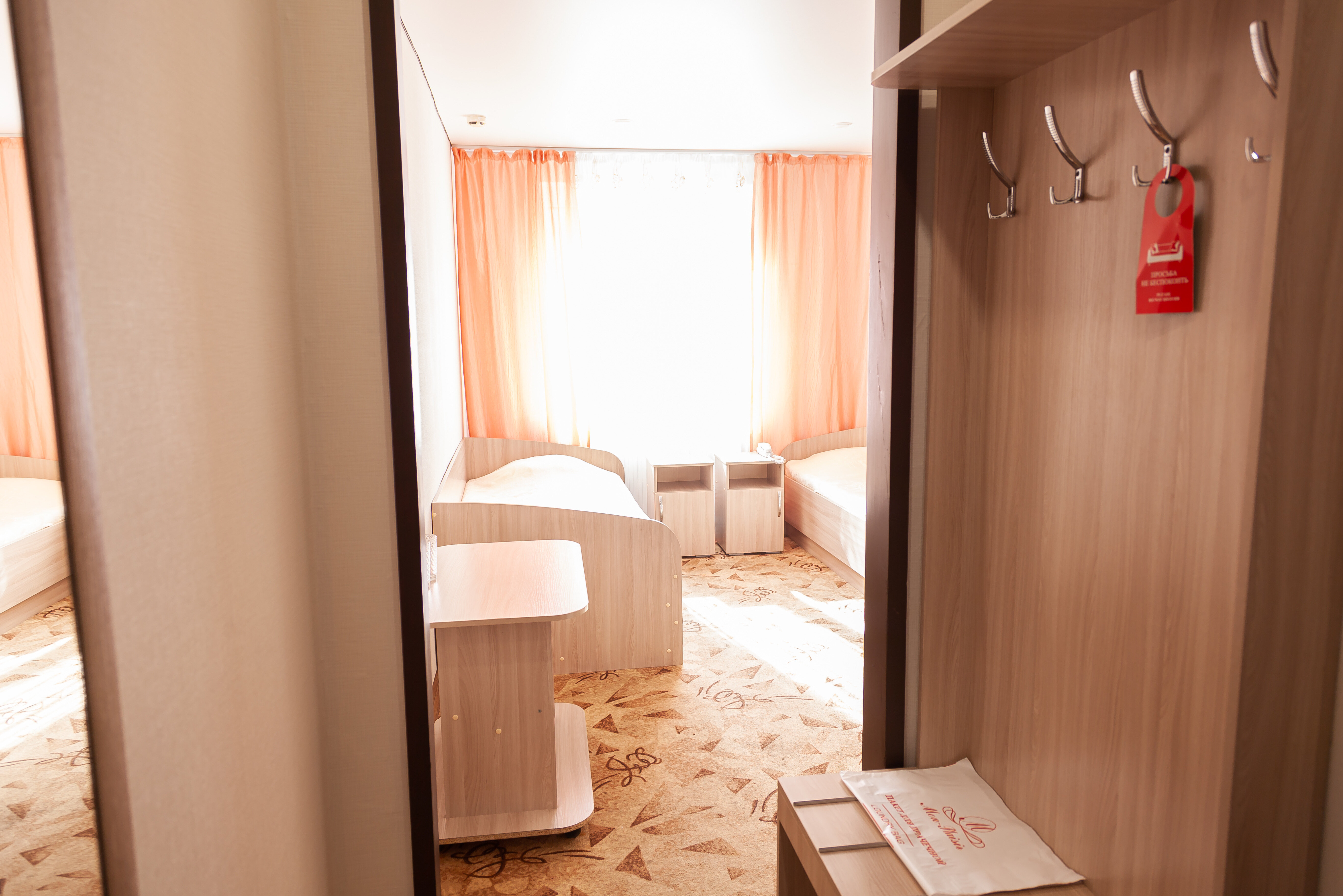 Стандартный двухместный номер с 2 отдельными кроватями, вид на море