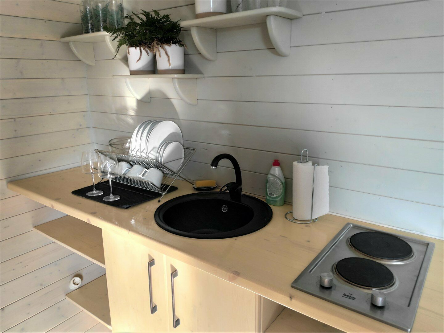 "Орбита", капсула с камином