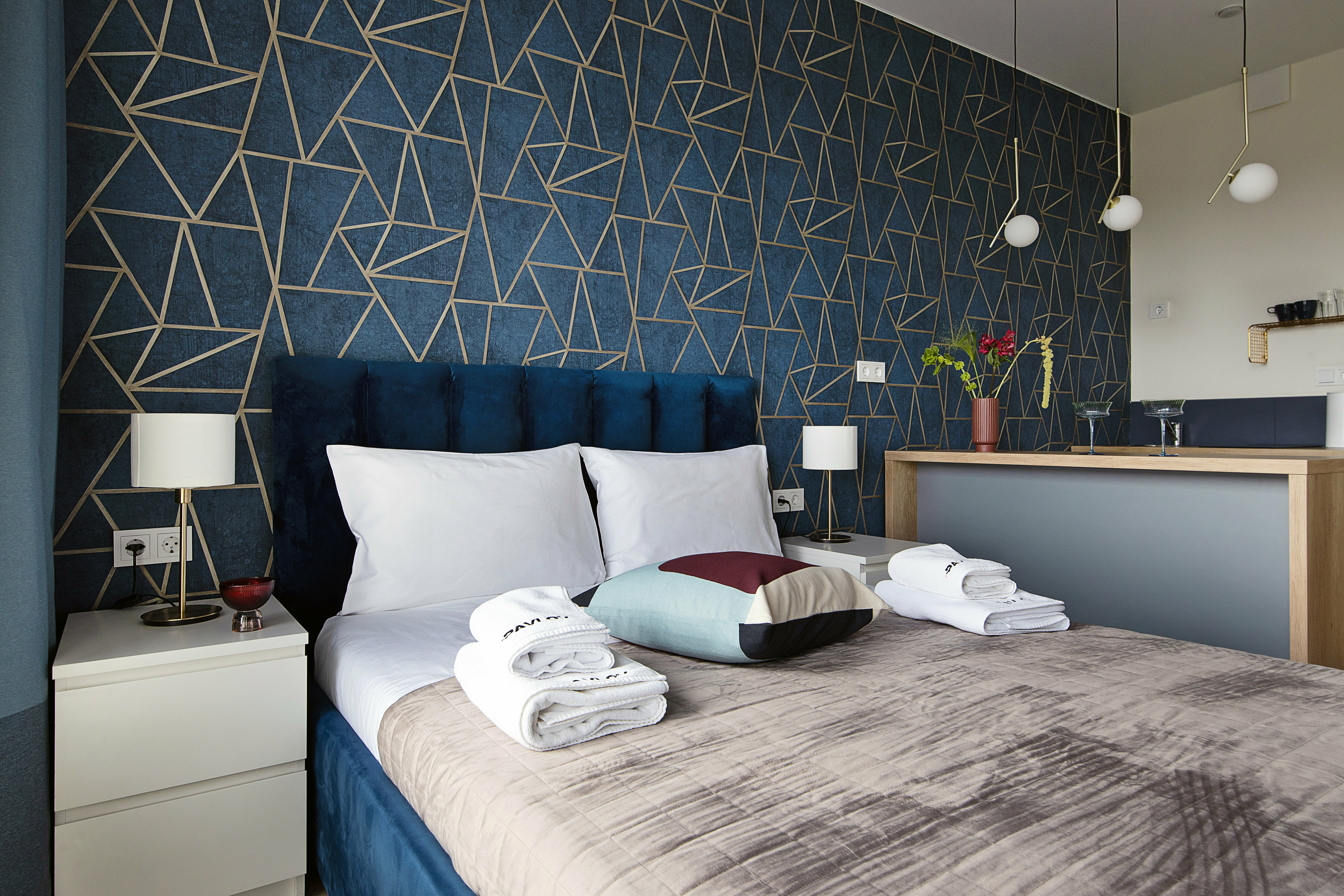 Студия "Синяя" с панорамным видом