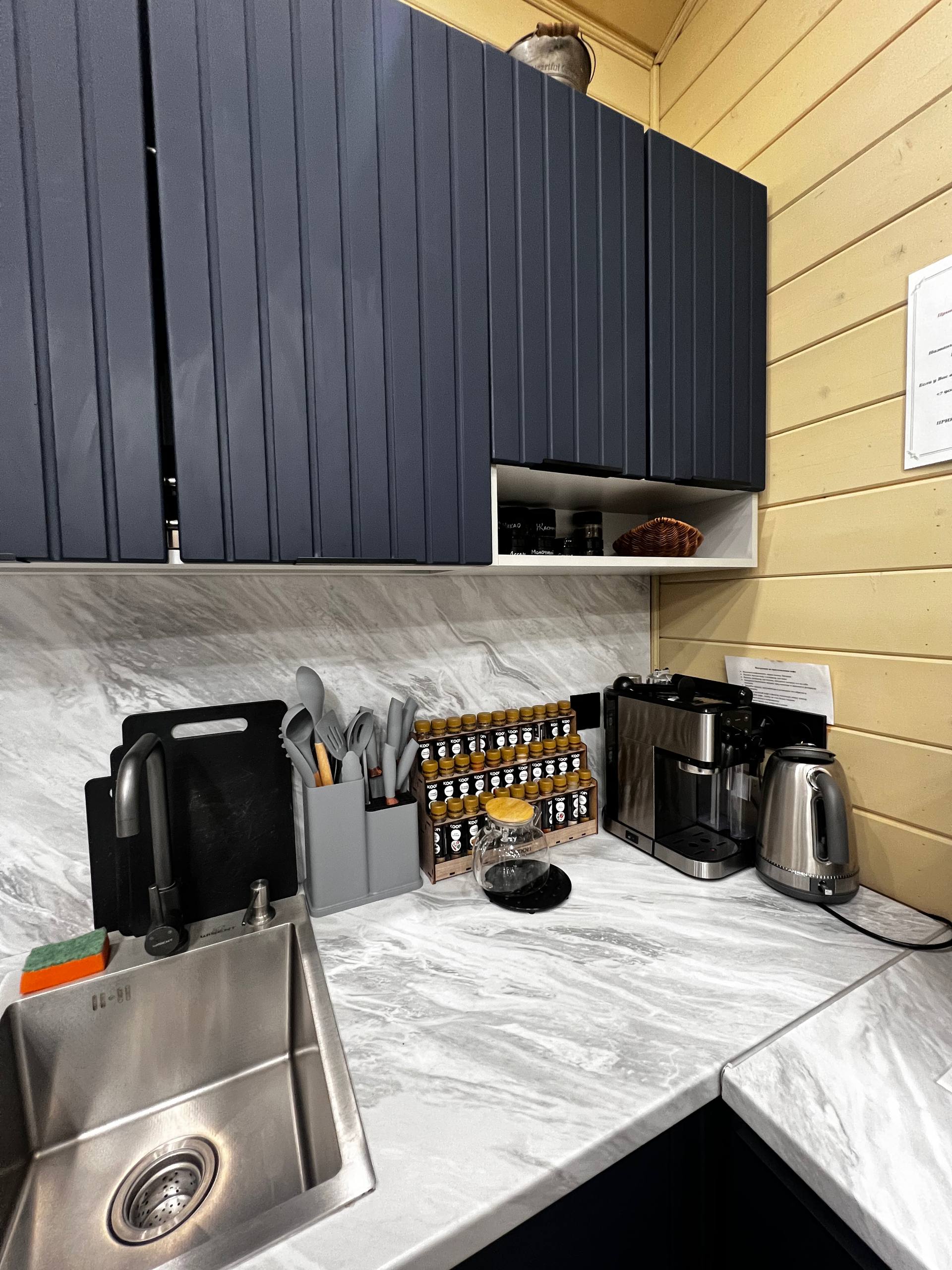 Панорамный дом с баней на дровах и сибирским чаном (стоимость указана за дом)