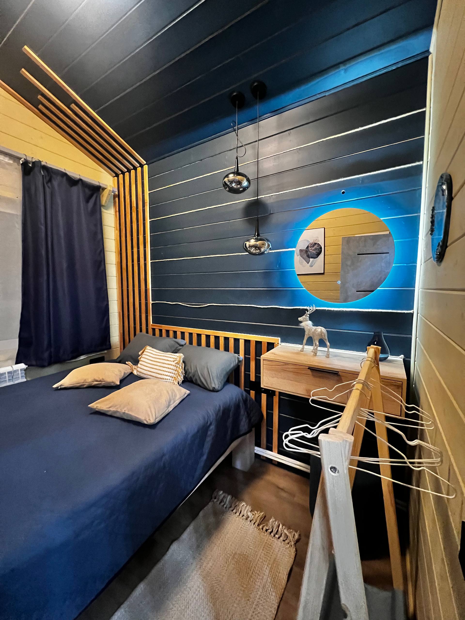 Панорамный дом с баней на дровах и сибирским чаном (стоимость указана за дом)