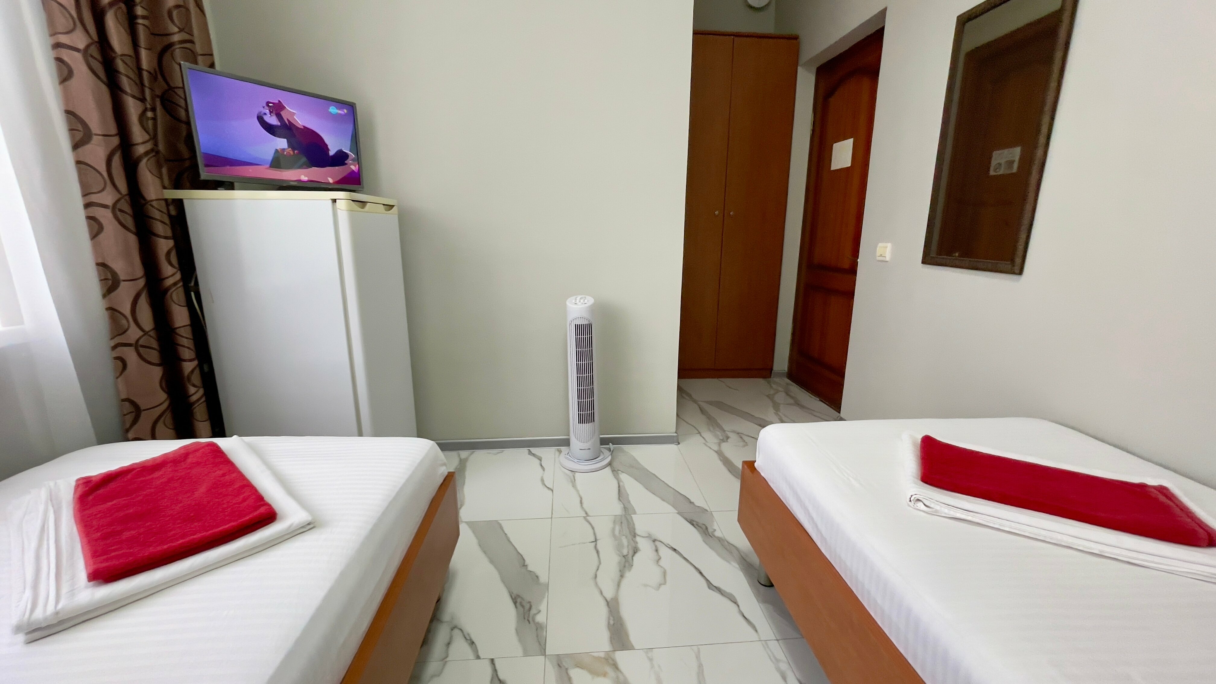 Двухместный номер с 2 отдельными кроватями, вид на море