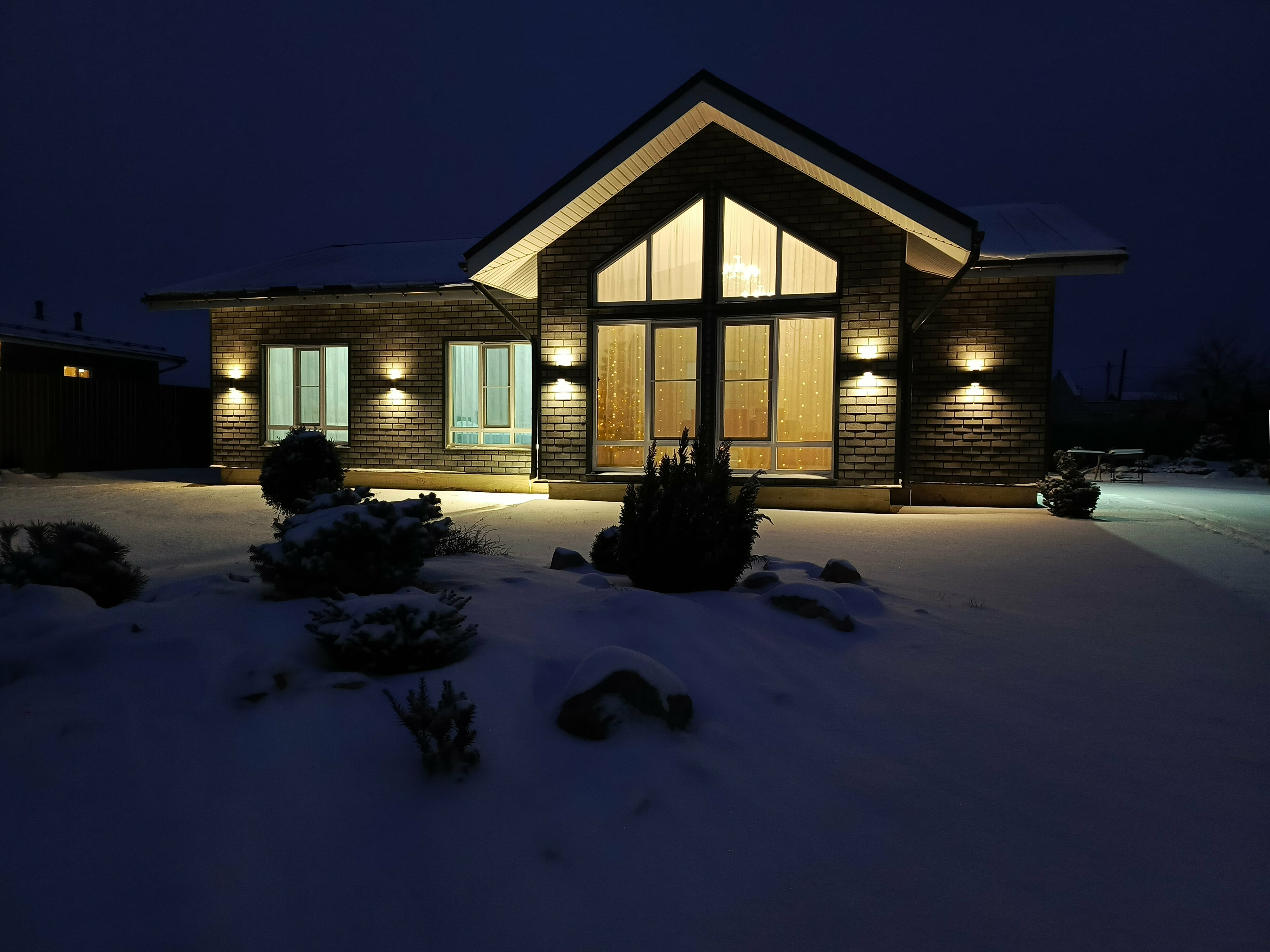 Дом с чаном, 3 спальни, одноэтажный, тёплые полы и беседка