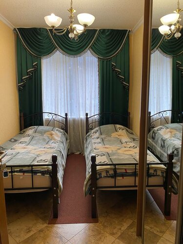 Бюджетный двухместный номер с 2 отдельными кроватями в Чегет