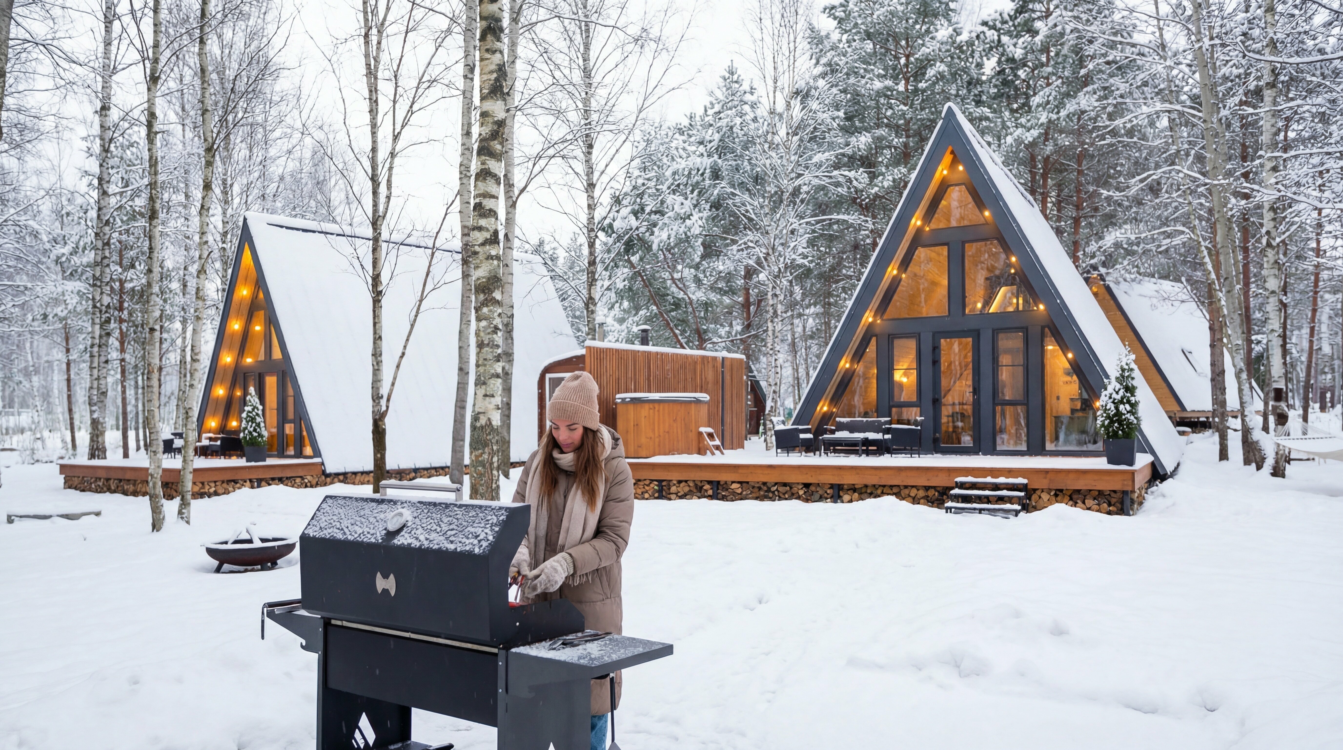 Коттедж с видом на лес