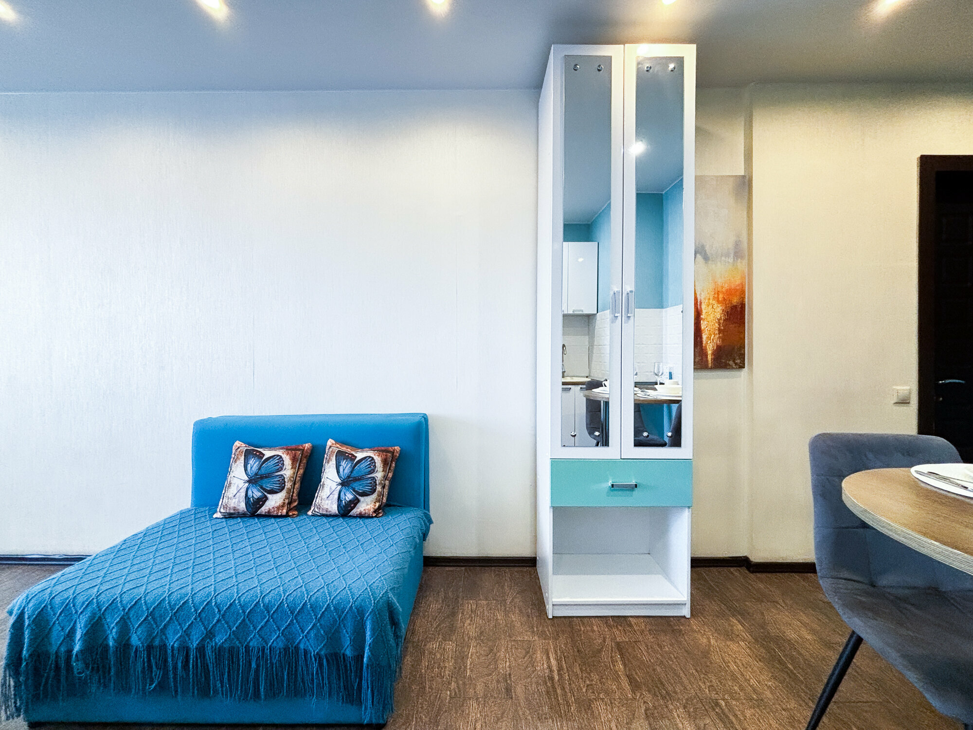 Небольшой двухместный номер с 1 кроватью