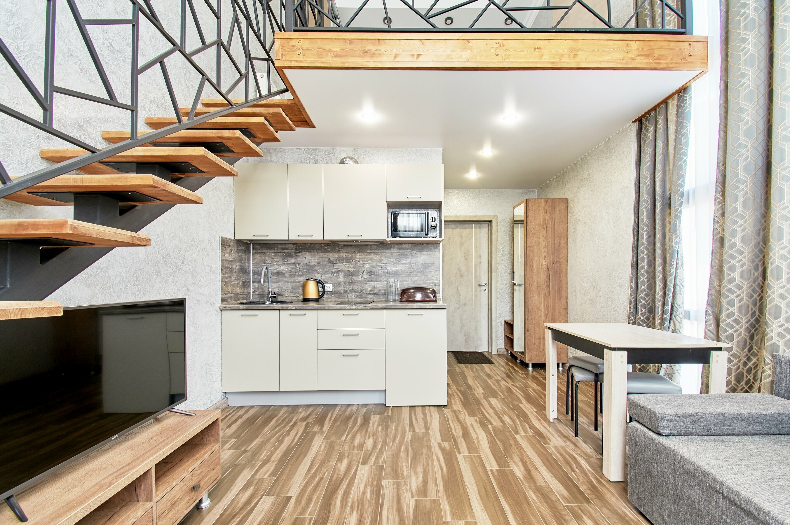 Двухуровневый четырехместный номер