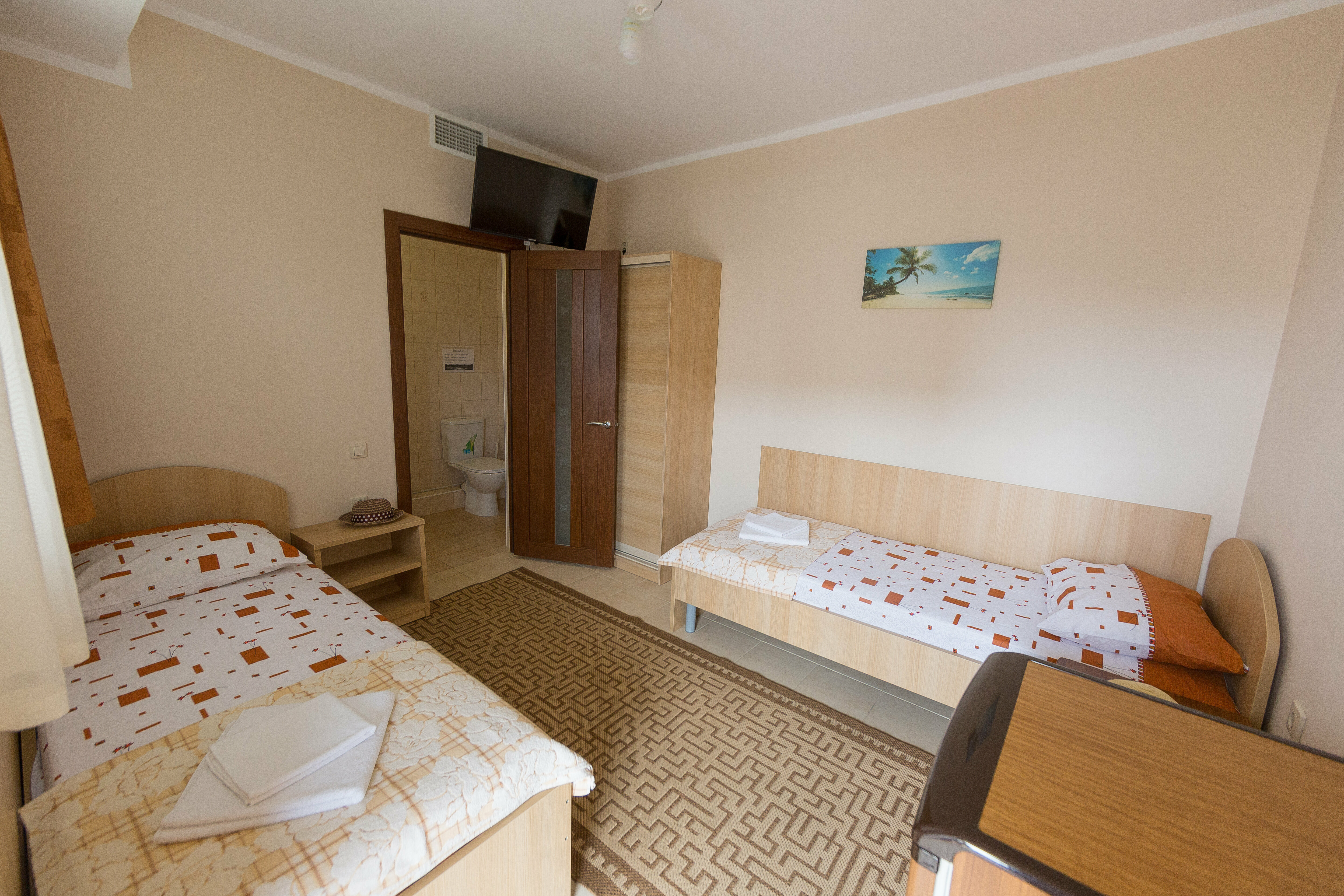 Двухместный номер с 2 отдельными кроватями