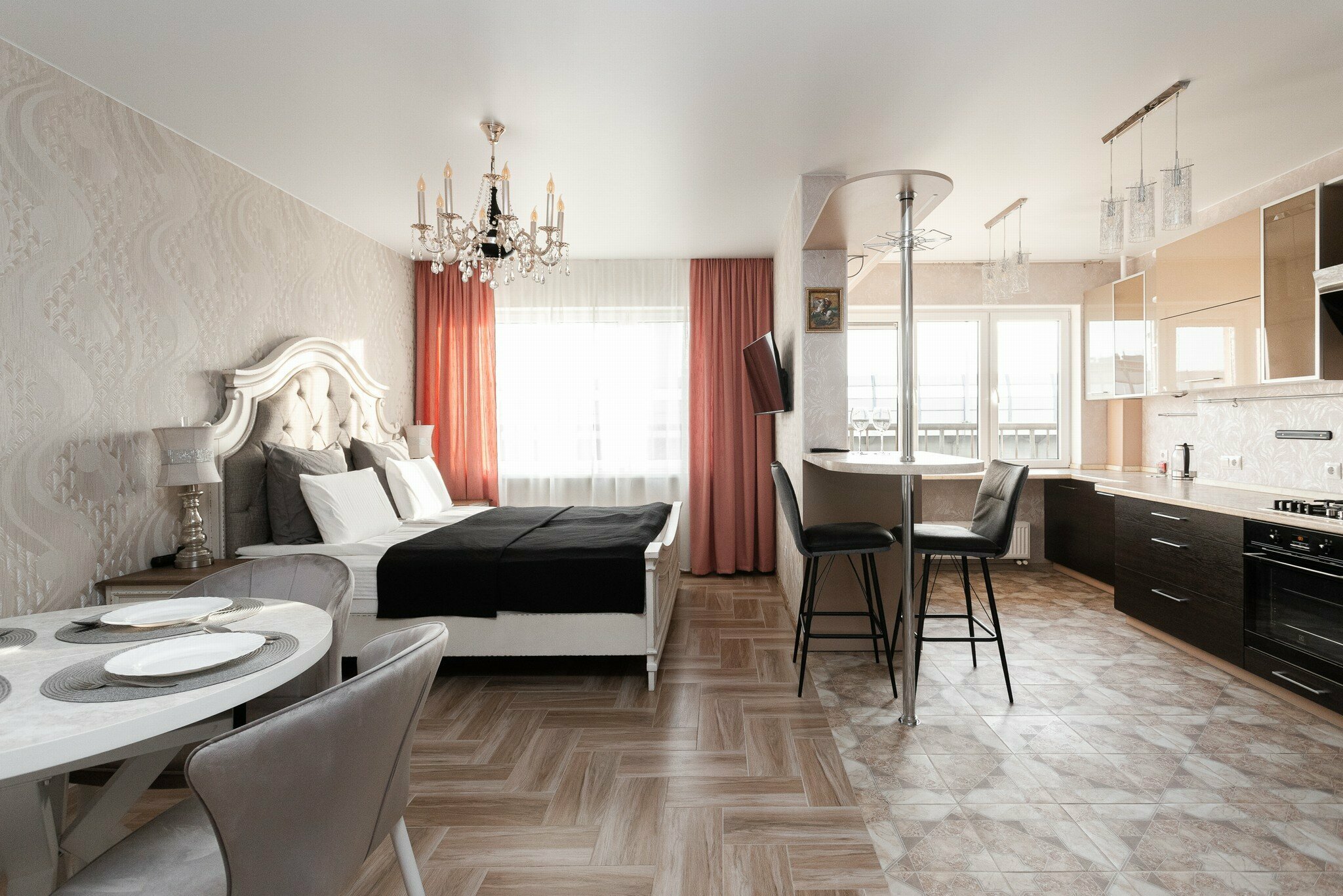 Апартаменты 2к №19: г. Калининград, ул. Октябрьская, д. 57, 2 этаж из 8, 70 м2