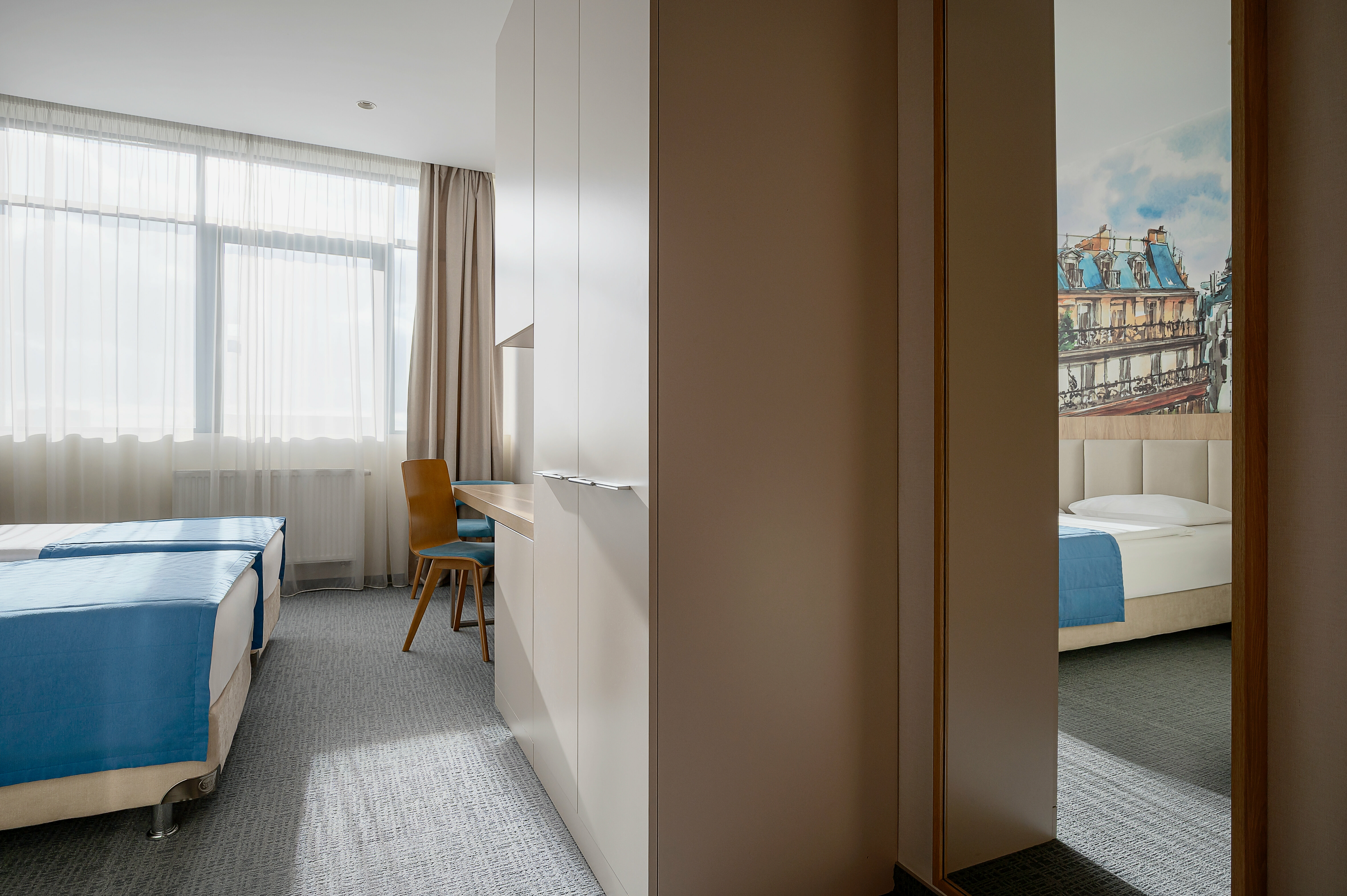 Стандартный двухместный номер с 2 раздельными кроватями