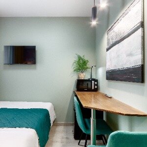 Нижегородская улица, 31/3, студия 1, двуспальная кровать