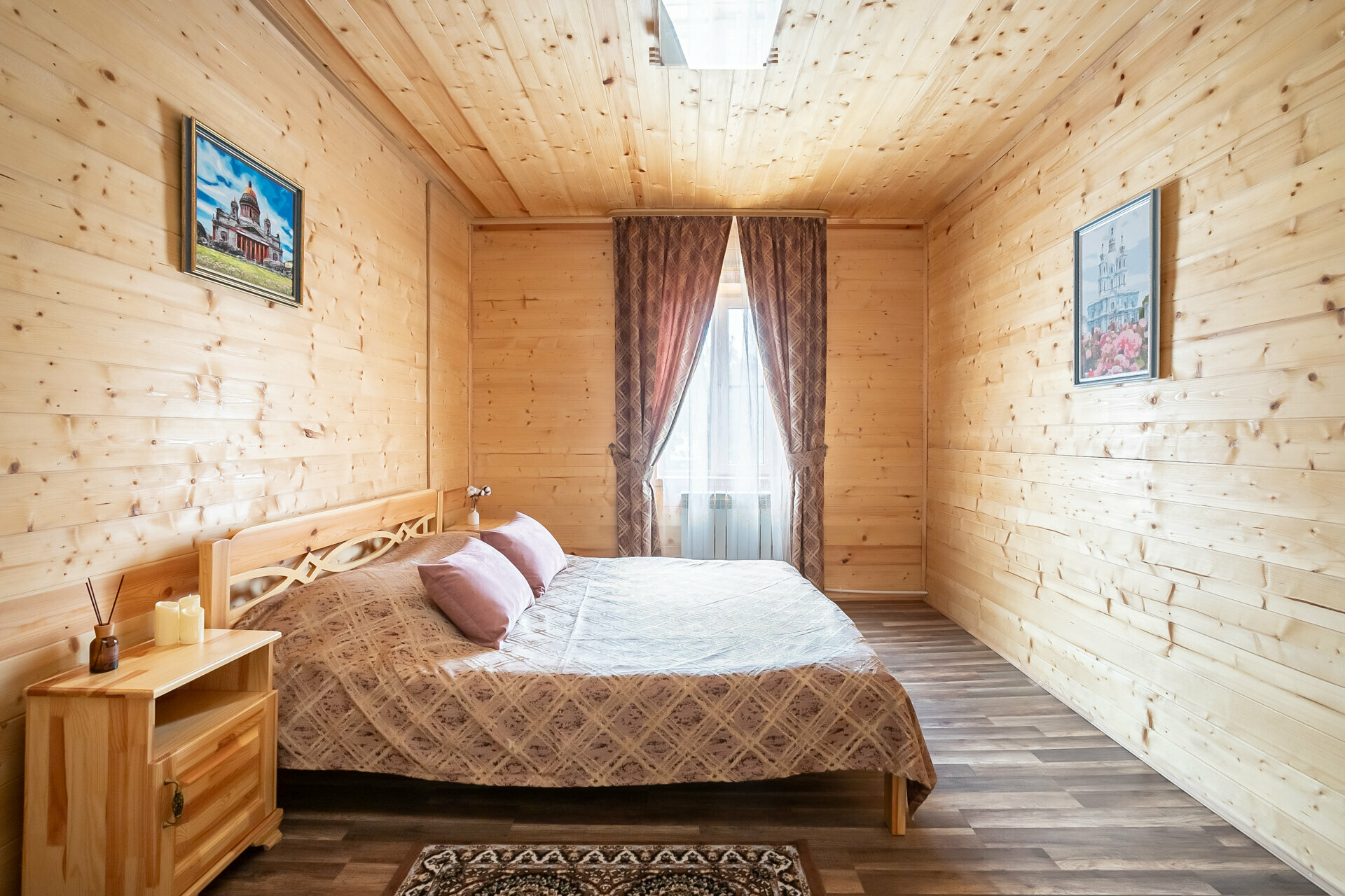 Большой коттедж с камином и баней №9