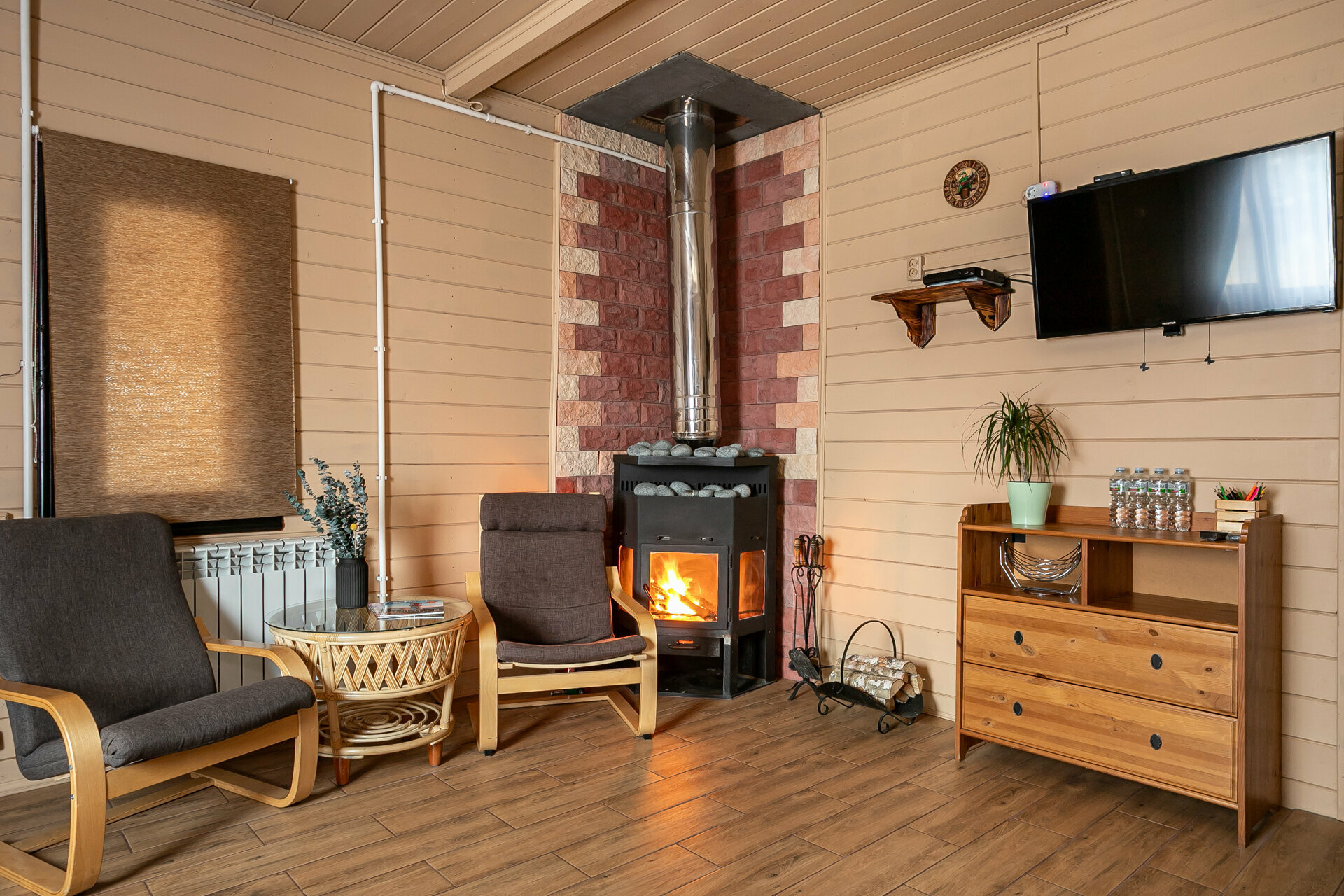 Большой Коттедж с камином и баней №2