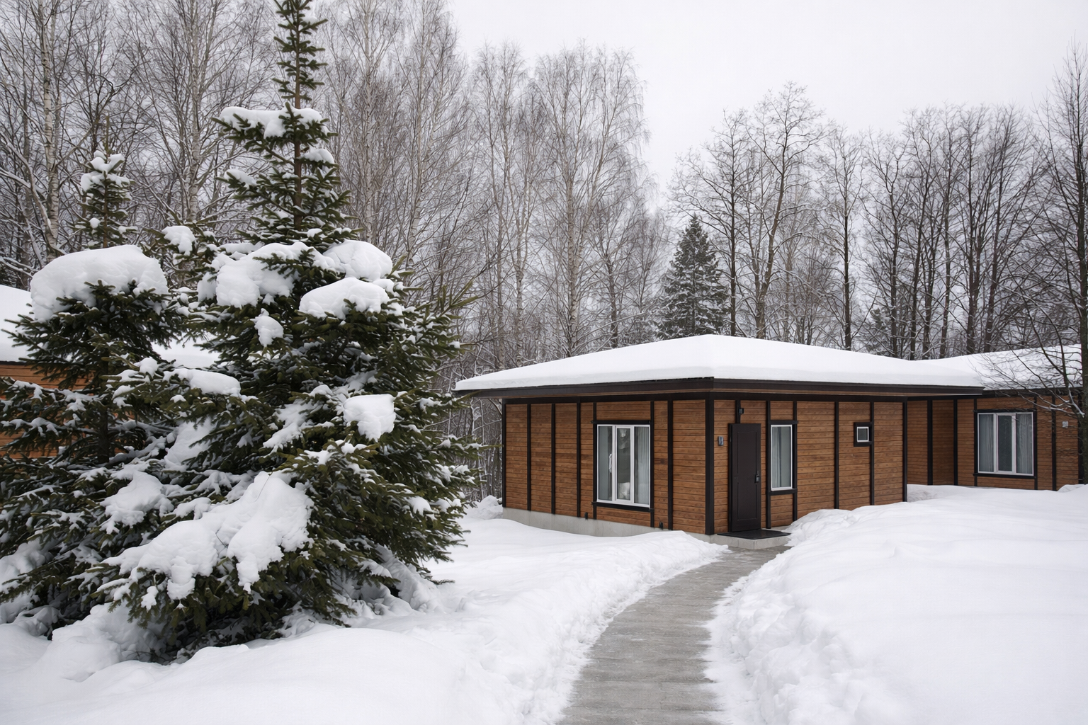 Одноэтажный коттедж