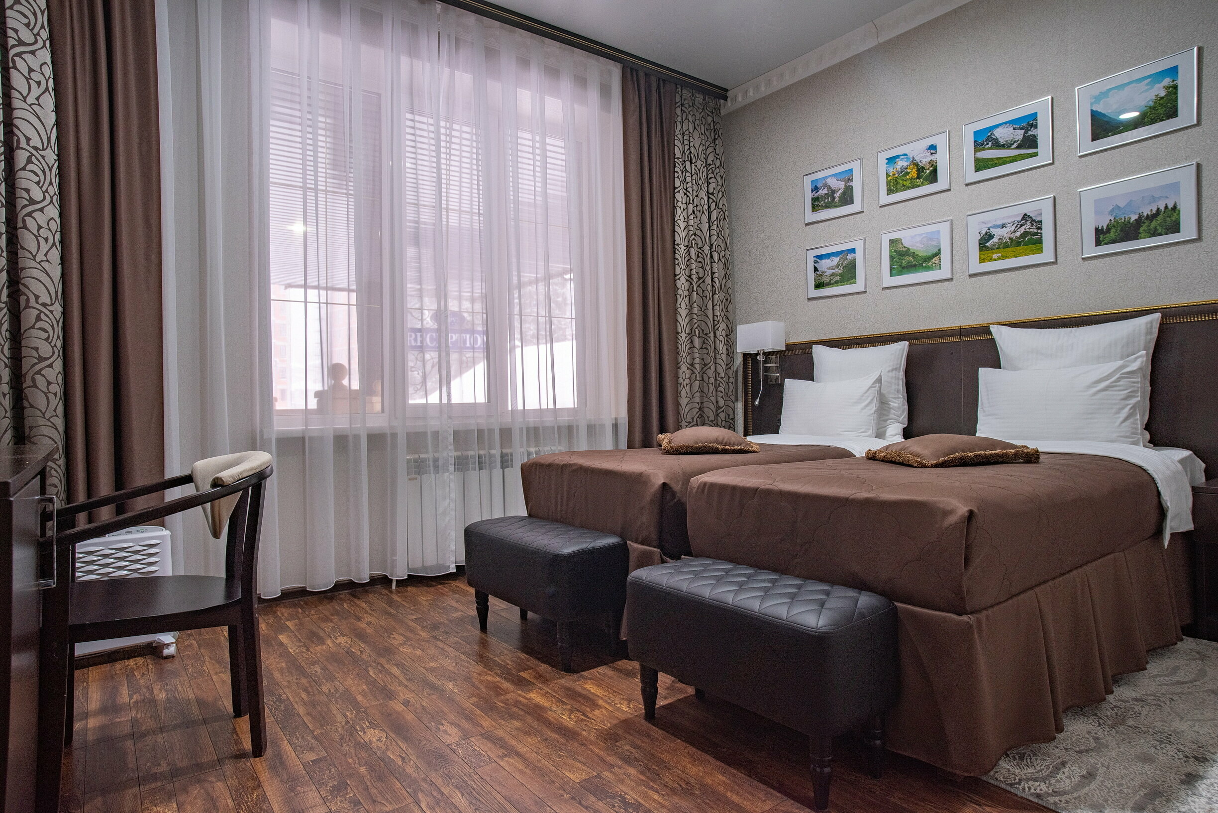 Стандартный двухместный номер с 2 односпальными кроватями