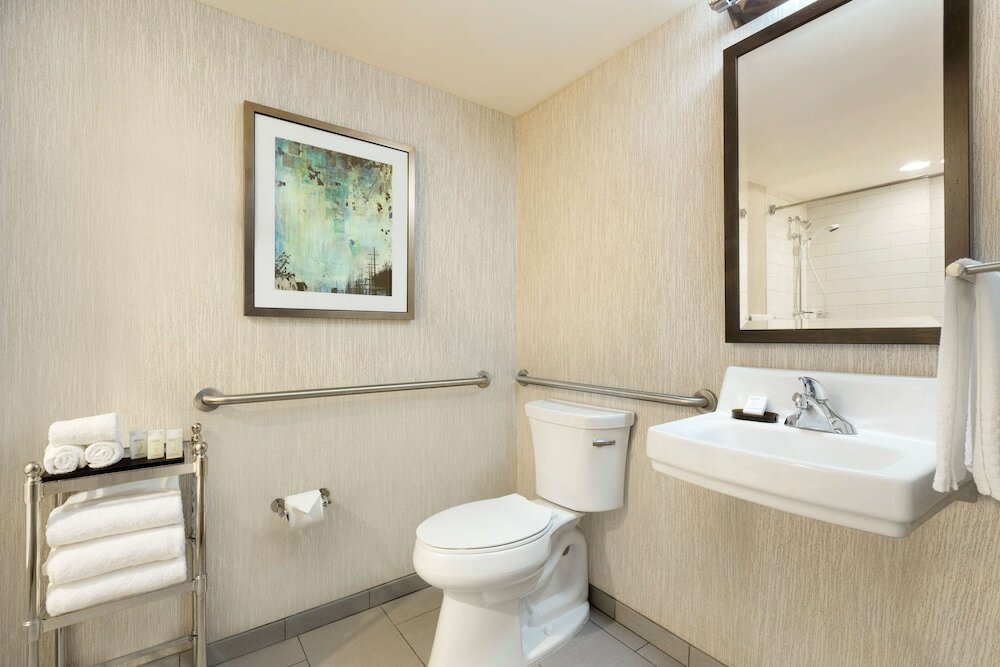 Suite, 1 King Bed, Accessible, Bathtub (Mobility & Hearing)