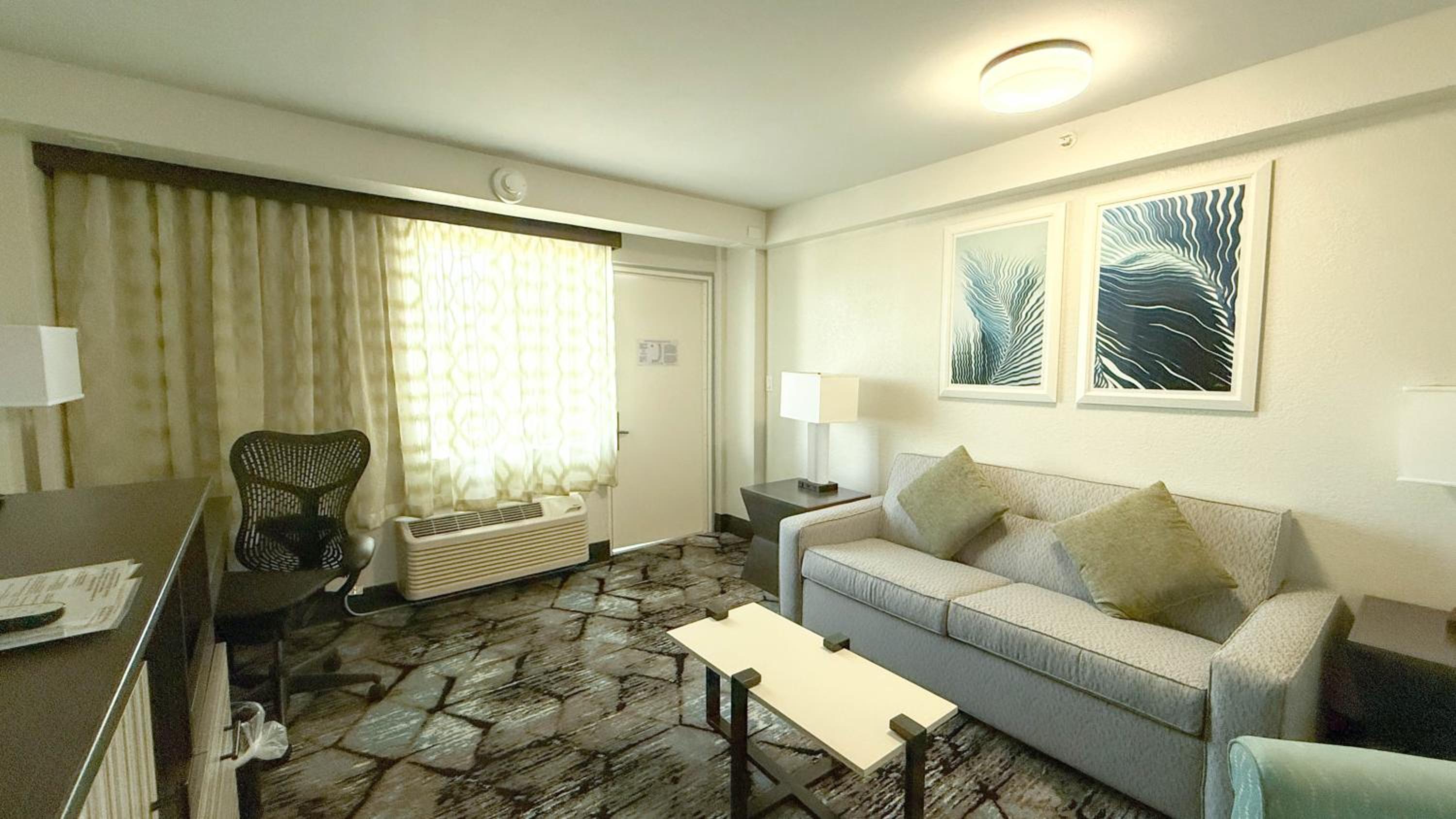 Two-Room King Suite with Sofa Bed and Partial Ocean View - Non-Smoking