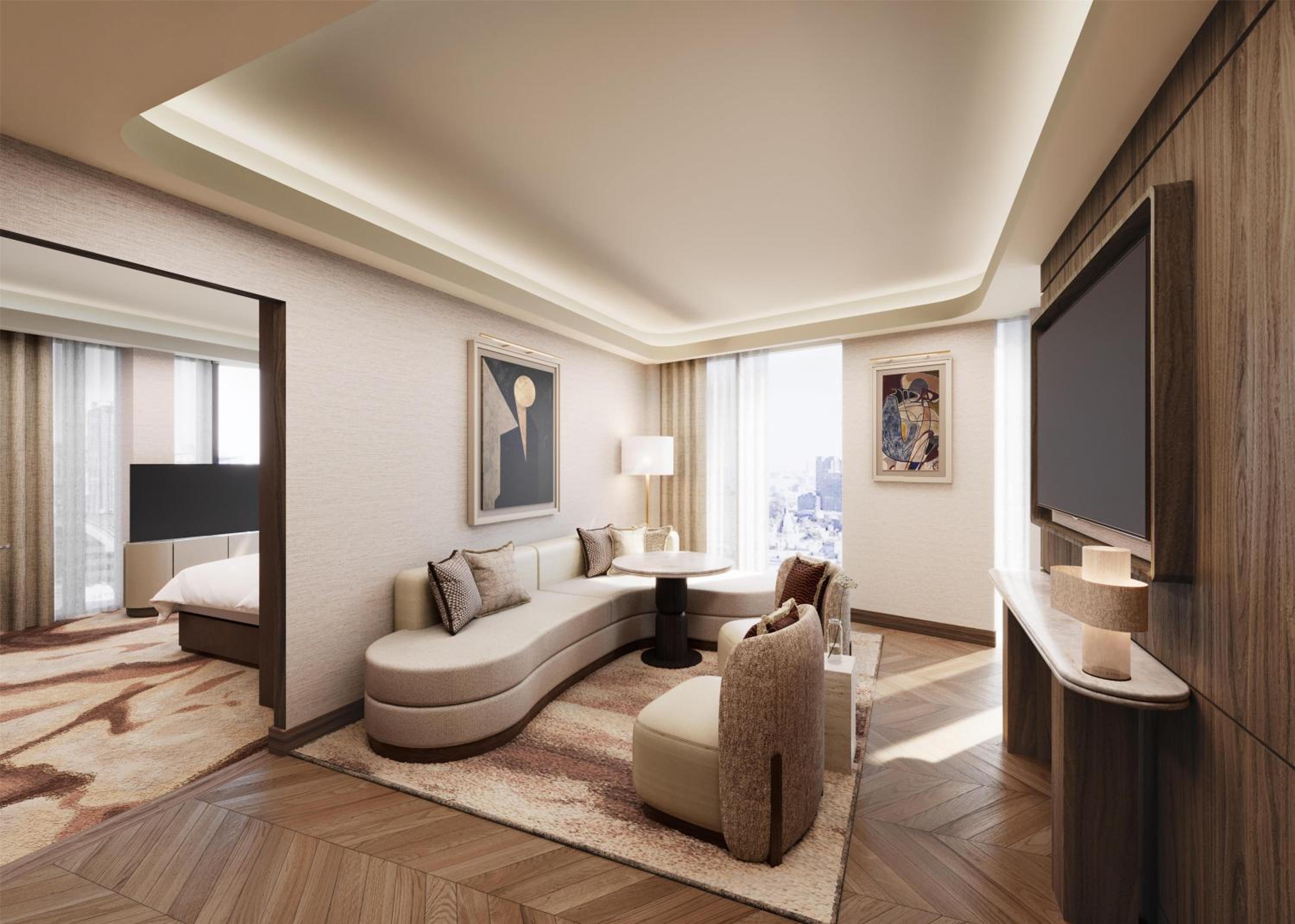 One-Bedroom King Suite with View and Lounge Access