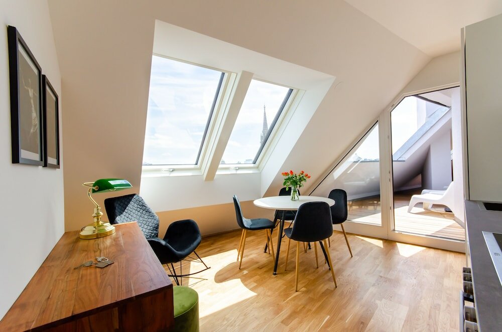 Penthouse Apartment with Balcony