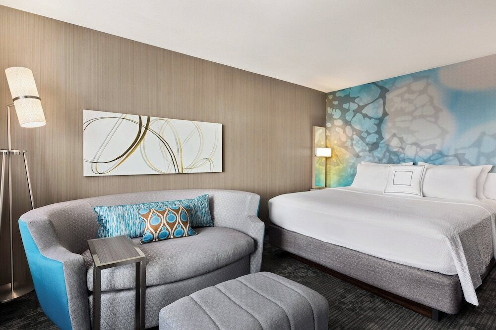 Room, 1 King Bed with Sofa bed (Mobility Accessible, Roll-In Shower)