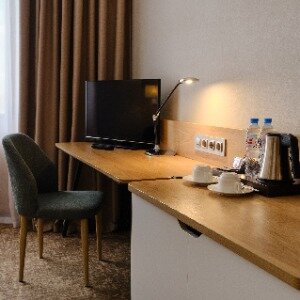 Стандартный номер с одной двуспальной кроватью