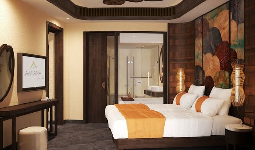 Deluxe Family Suite 2-Bedroom Garden View with Children Themed Room в Amiana Resort Cam Ranh