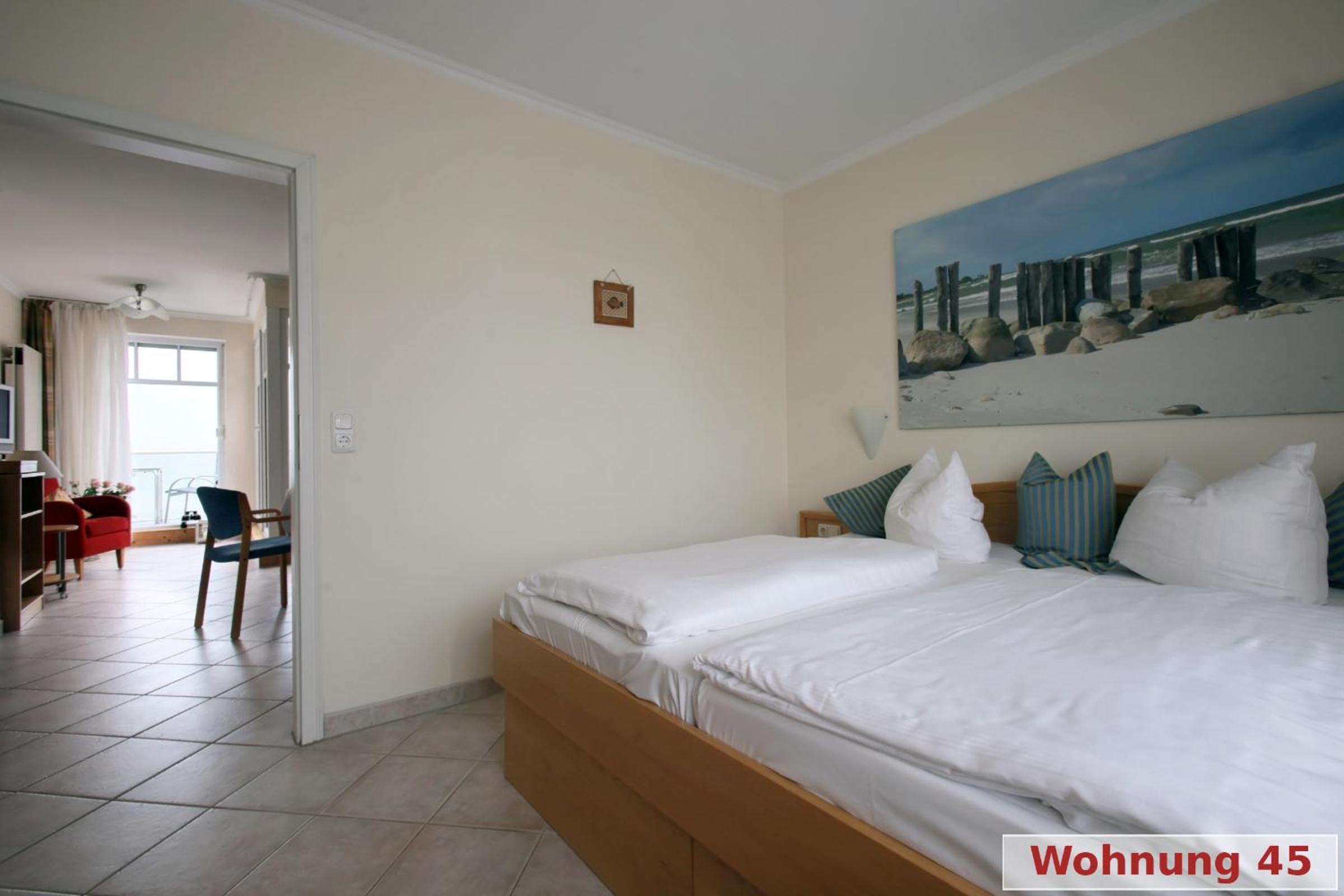 Apartment 45 with Balcony and Sea View