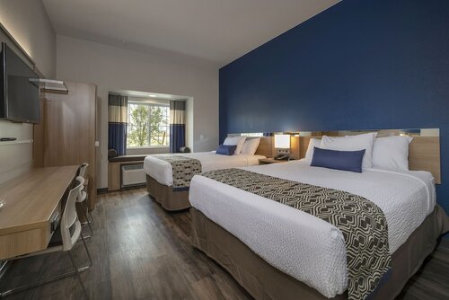 Номер, 2 двуспальные кровати «Квин-сайз», для некурящих (Tub w/ Grab Bars, East View) в Microtel Inn & Suites by Wyndham Loveland