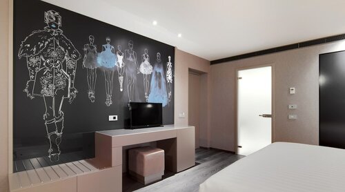 Двухместный номер с 1 двуспальной кроватью, вид на город в Saz City Life Hotel