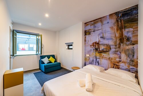 Стандартный двухместный номер с 1 двуспальной кроватью (Room 9) в Athens Hub Hostel