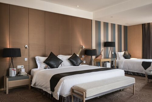 Семейный номер, 1 спальня, вид на город в Luoyang Christian's Hotel