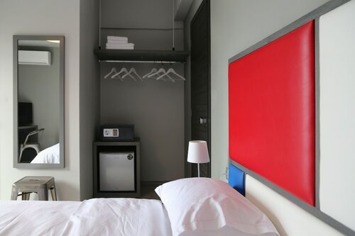 Двухместный номер базового типа с 1 двуспальной кроватью, 1 двуспальная кровать «Кинг-сайз» в Design ArchitectoniKa