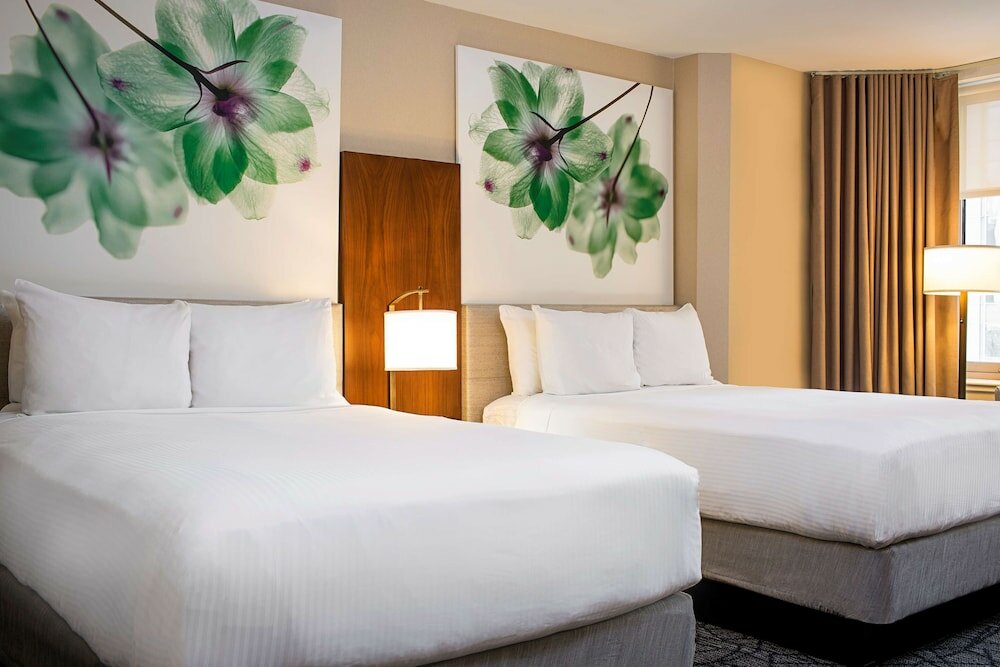 Deluxe Double Room, 2 Double Beds, City View