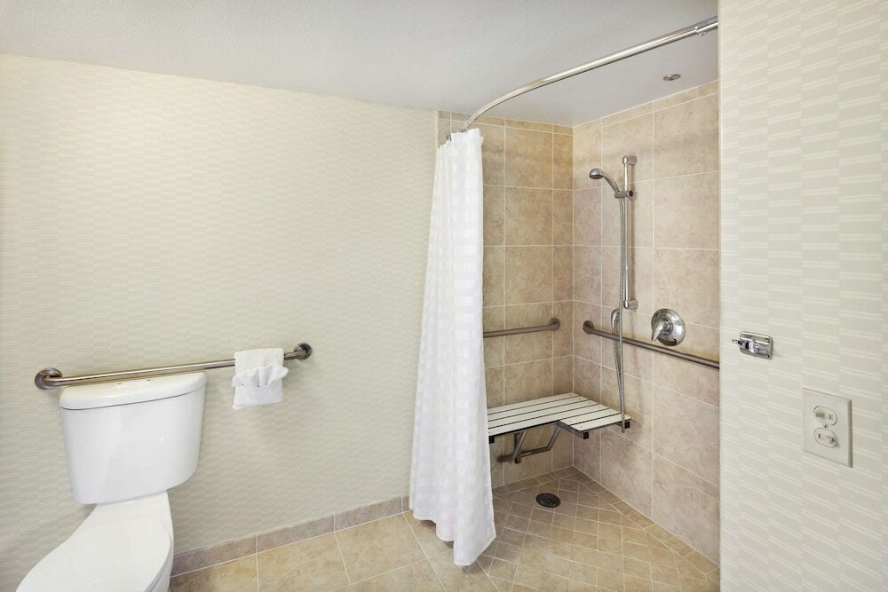 Suite, 1 King Bed, Accessible (Roll-In Shower)